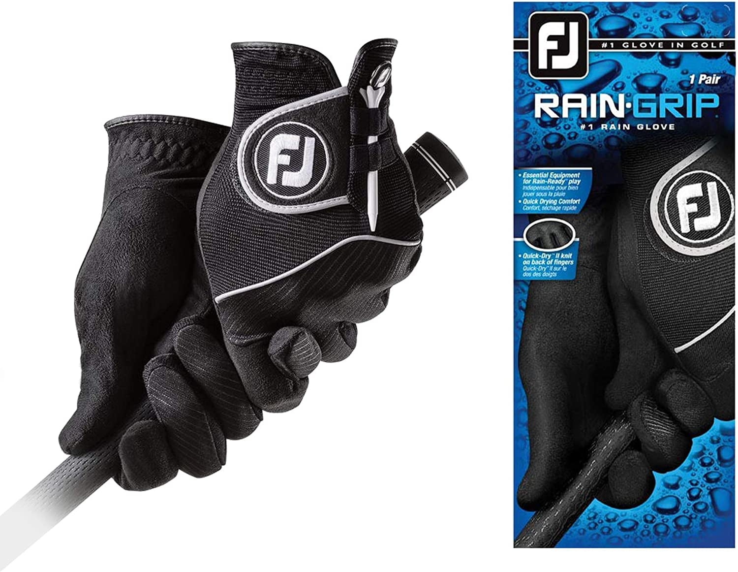 Footjoy Men'S Raingrip Pair Prior Generation Golf Glove