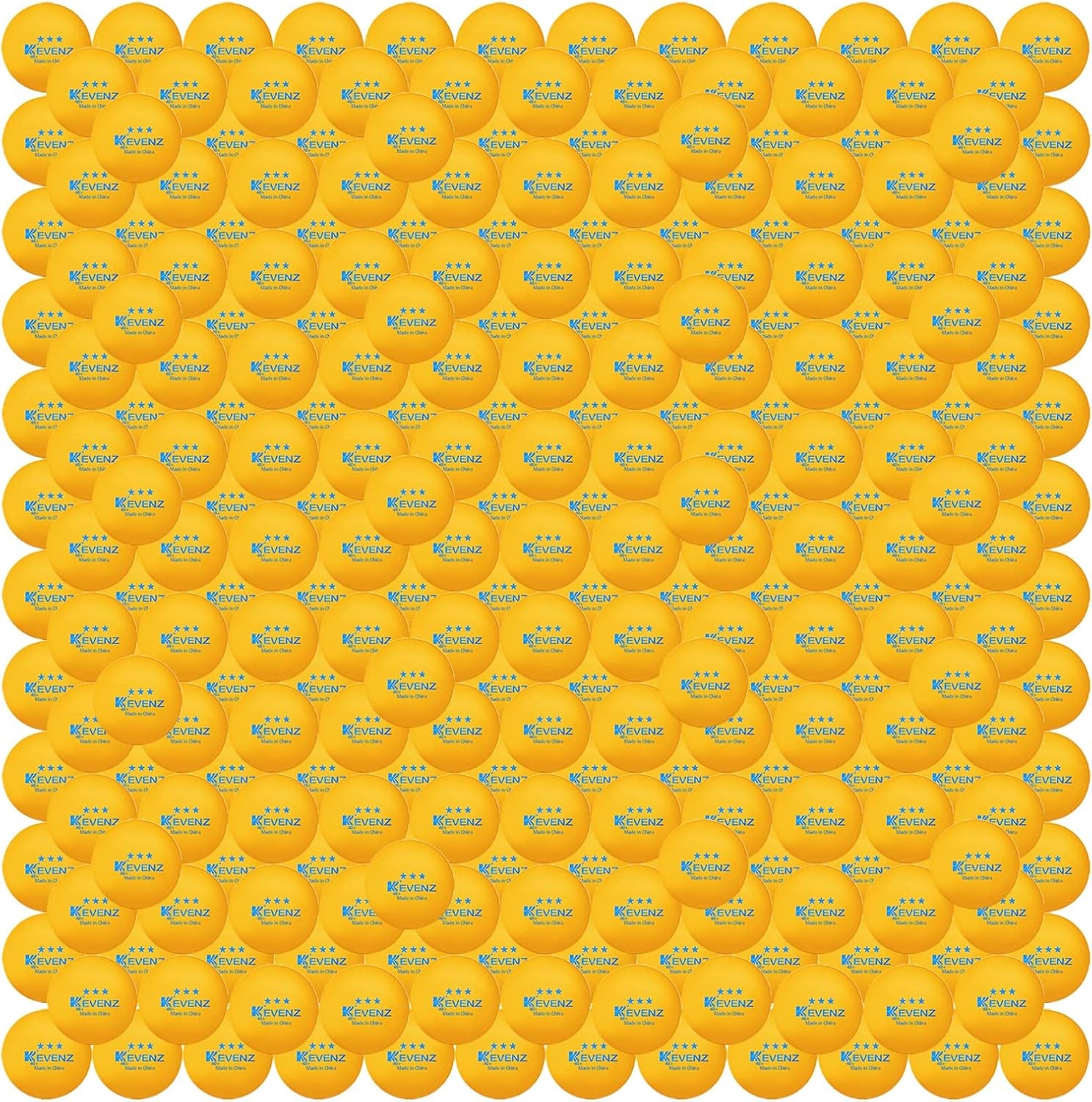 KEVENZ 3 Star Ping Pong Balls, 40+Mm Advanced Table Tennis Ball, Bulk Outdoor Ping Pong Balls (Orange, White)