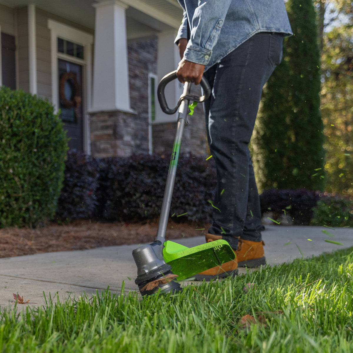 Greenworks 80V Gen 3 17" Brushless String Trimmer W/ 2.0Ah Battery & Charger