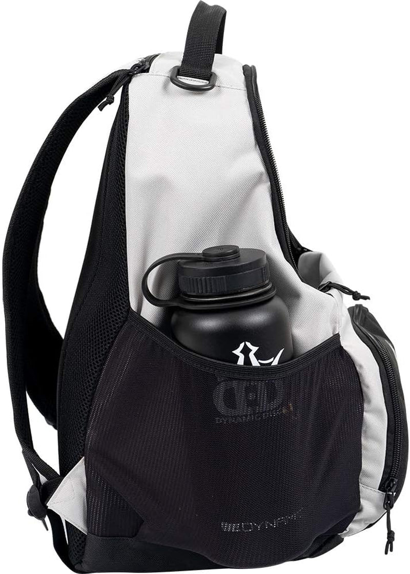 Dynamic Discs Cadet Disc Golf Bag - 17+ Discs Capacity - Beginner Disc Golf Accessories for Men - USA Business & Support - Includes Accessories Pouch & Water Bottle Holder - Lightweight & Durable
