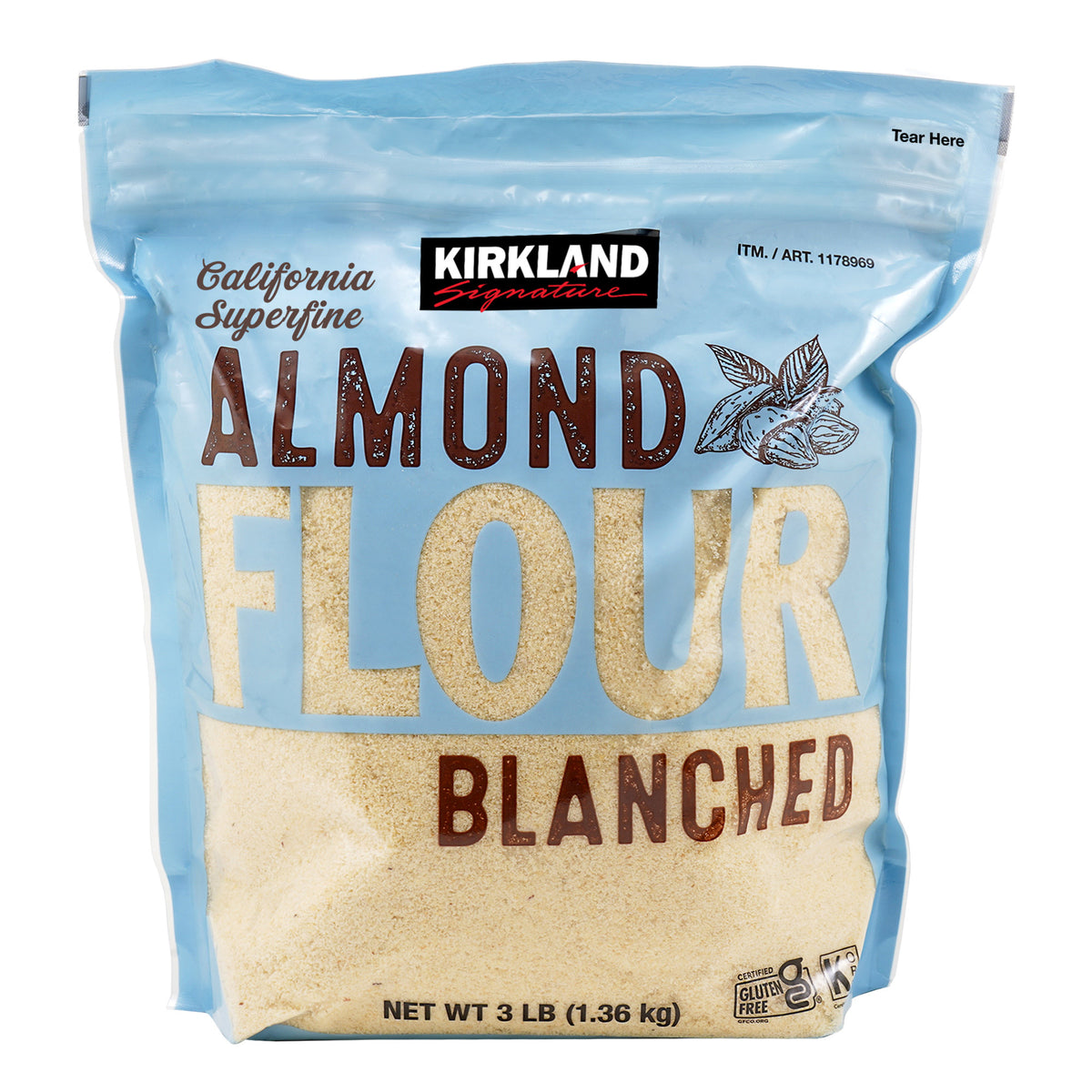 Kirkland Signature, Almond Flour, 3 Lbs