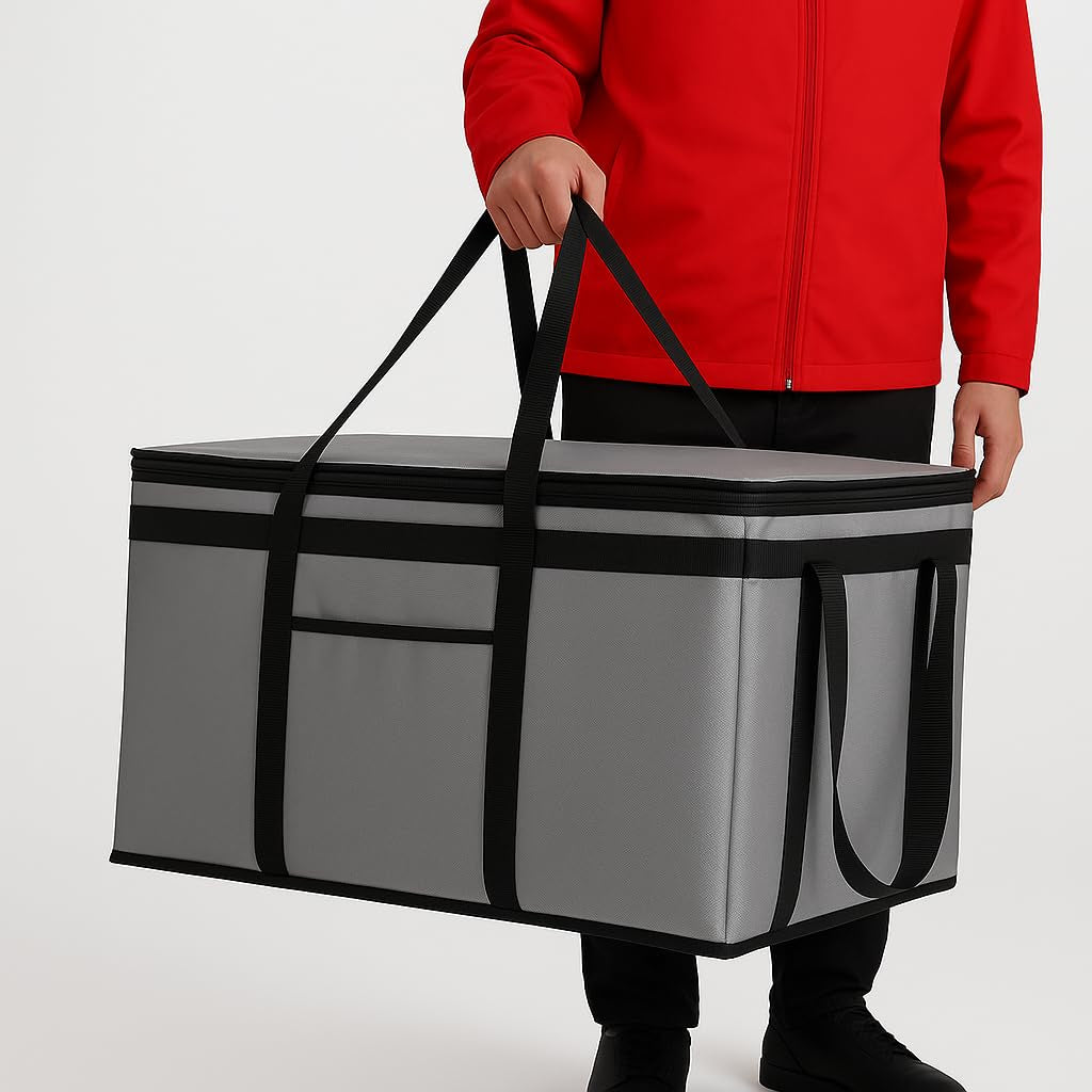 Musbus Catering Bag Doordash 22X14X13 3 Pack Insulated Food Delivery Bag Cooler Bags Keep Food Warm Therma Cooler Bags Therma Catering Shopper Accessories Hot