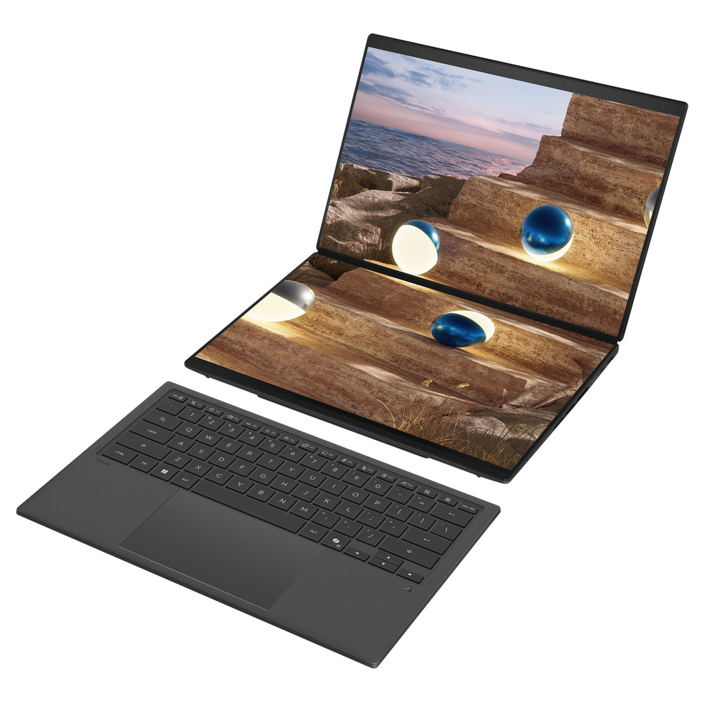 Unleash Your Creativity with the ASUS Zenbook DUO: Dual 14" OLED Touchscreen Displays, Intel Core Ultra X9, 1TB SSD, and Windows 11! 🖥️✨ #TechSavvy #ASUSZenbook