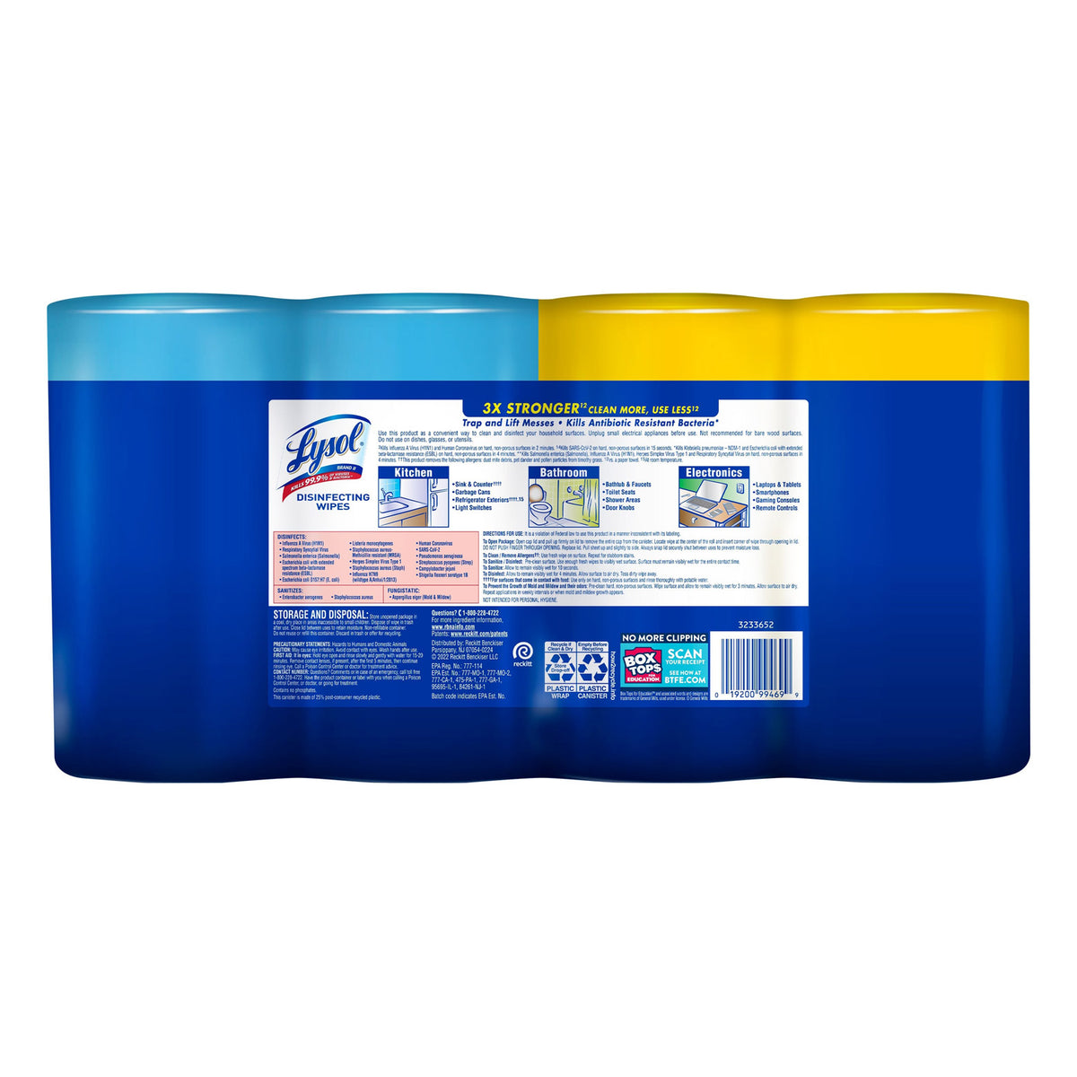 Lysol Disinfecting Wipes, Variety Pack, 95-Count, 4-Pack