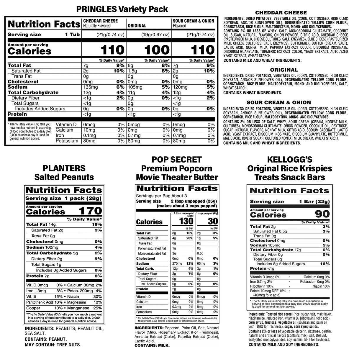 Dorm Room Snack Box, 68-Piece