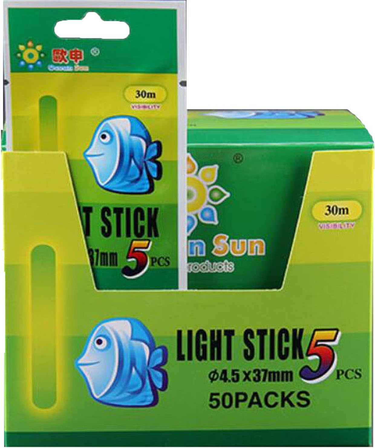 Qualyqualy Fishing Glow Sticks for Bobbers 1" 1.5" 2" 3" Fishing Bobber Lights, Fishing Rod Bell Alarm Lights, Bobber Glow Sticks Bulk Kit 10-250Pcs