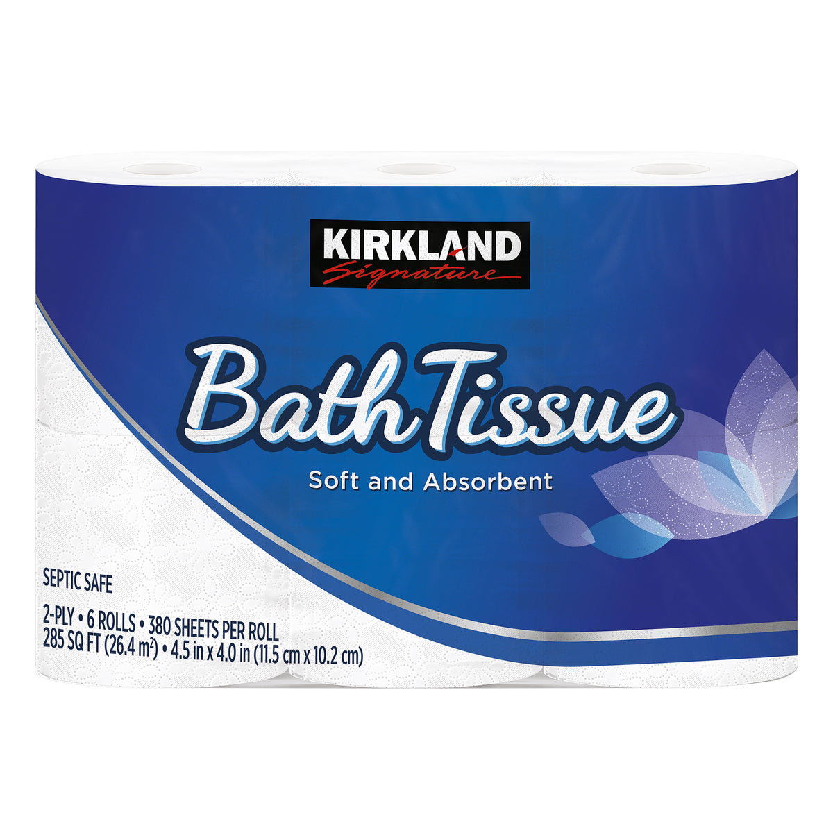 Kirkland Signature Bath Tissue, 2-Ply, 380 Sheets, 30 Rolls