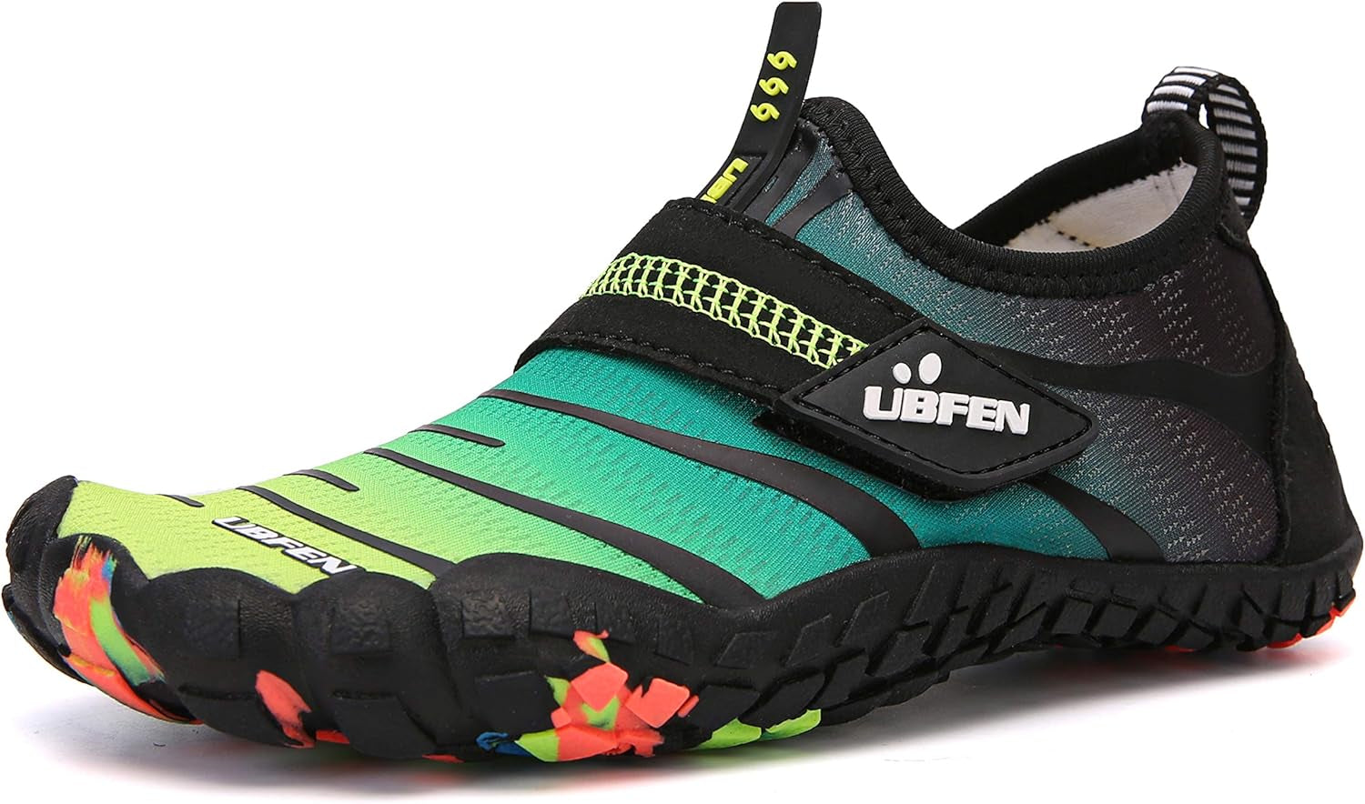 KUBUA Boys Girls Water Shoes Aqua Socks for Kids Quick-Dry Swim Walking Surf Diving Barefoot Pool Beach