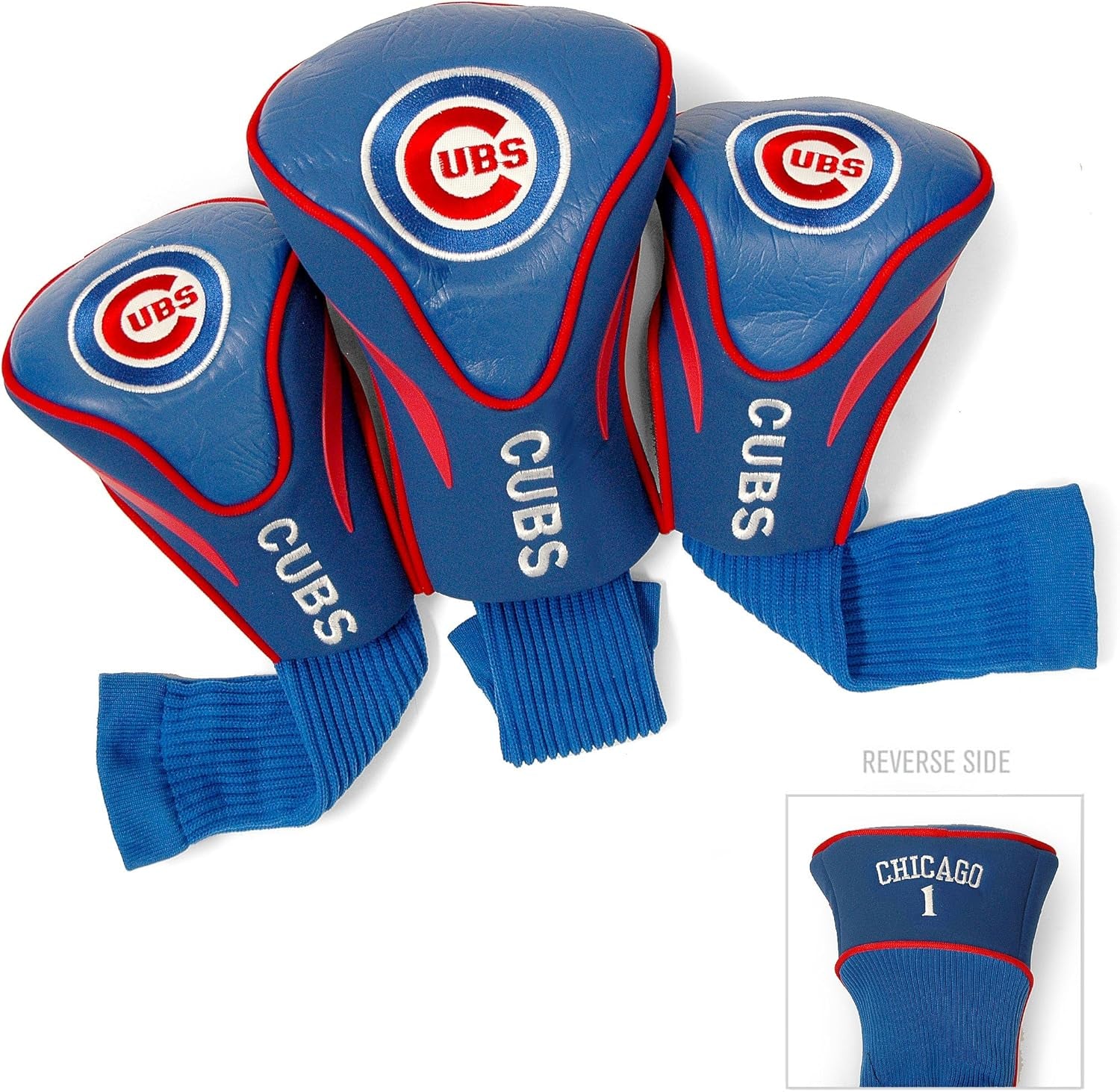Team Golf MLB Adult-Unisex 3 Pack Contour Head Covers