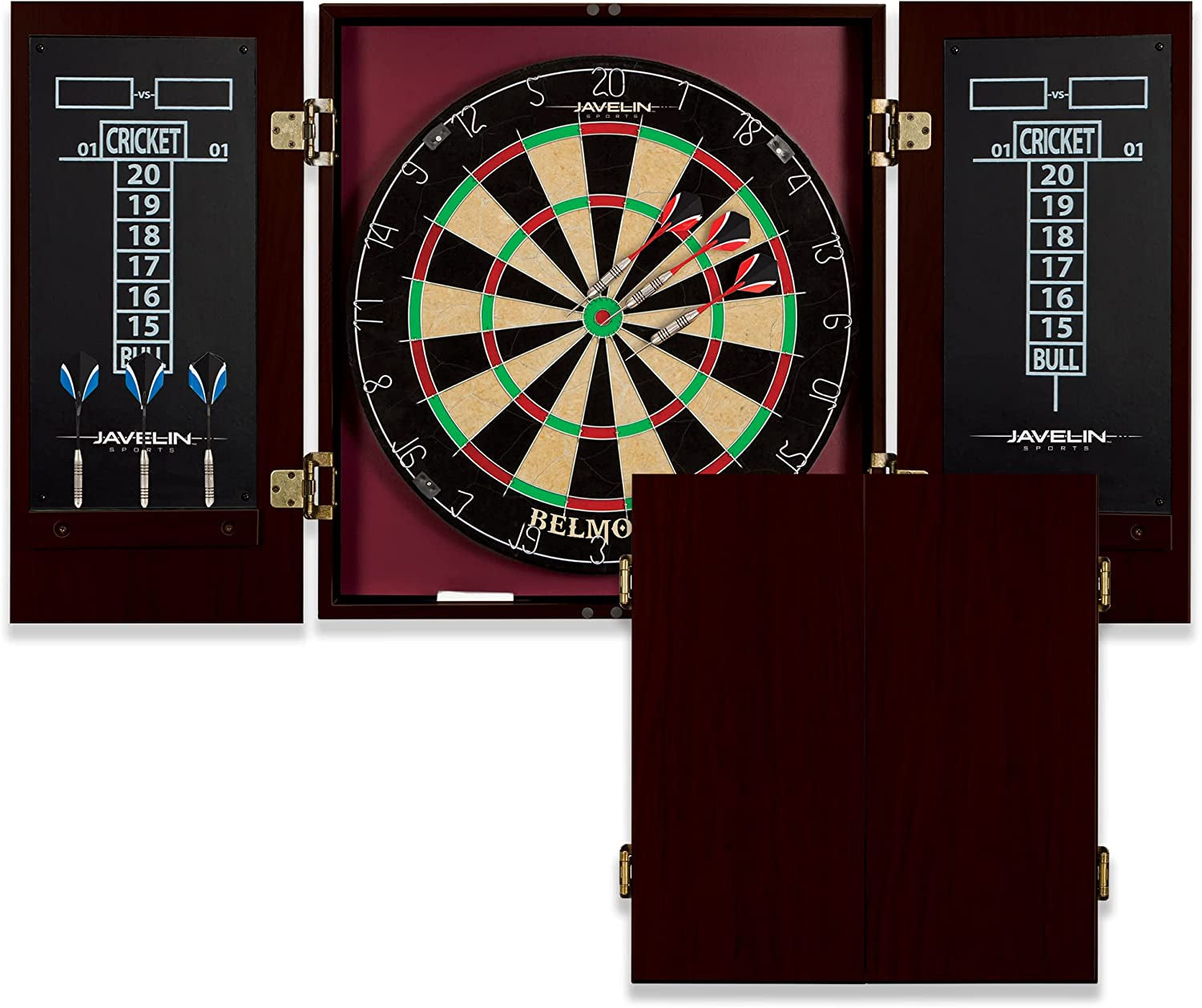 Eastpoint Sports Bristle Dartboard and Cabinet Sets- Features Easy Assembly - Complete with All Accessories