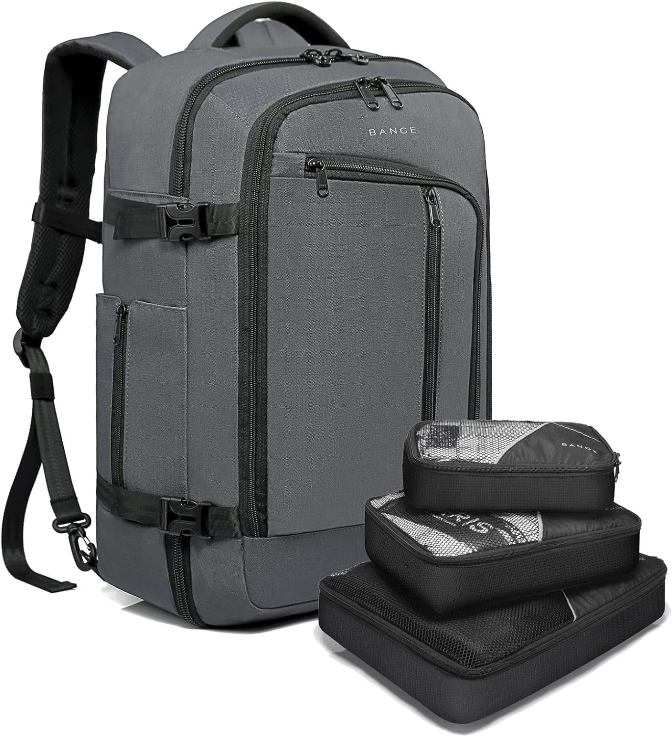 BANGE Mens Business Backpack for Work, Computer Backpacks Fits for 17.3 Inch Notebook,Convertible Weekend Backpack Briefcase for Traveling