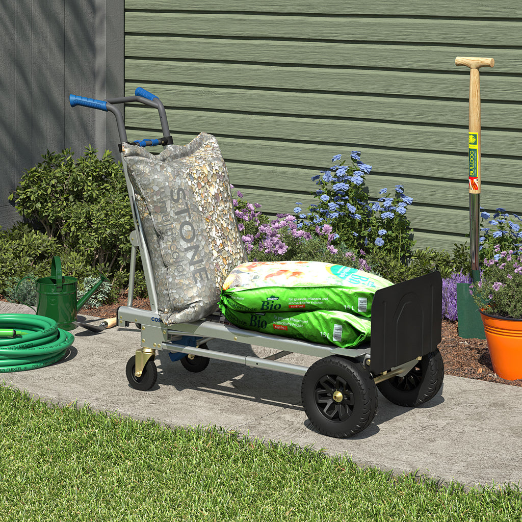 COSCO 5-In-1 Convertible Hand Truck with 3 Position Extendable Handle
