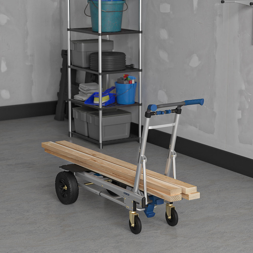 COSCO 5-In-1 Convertible Hand Truck with 3 Position Extendable Handle