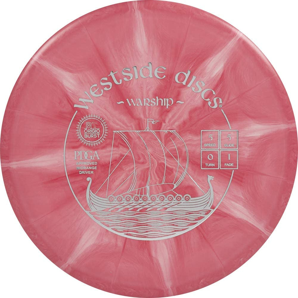 Westside Discs Origio Burst 3-Disc Golf Starter Set - Ideal All-In-One Disc Golf Set for Men - 1X Fairway Driver, 1X Midrange & 1X Putter Discs - Mini Marker Included - Colors Will Vary