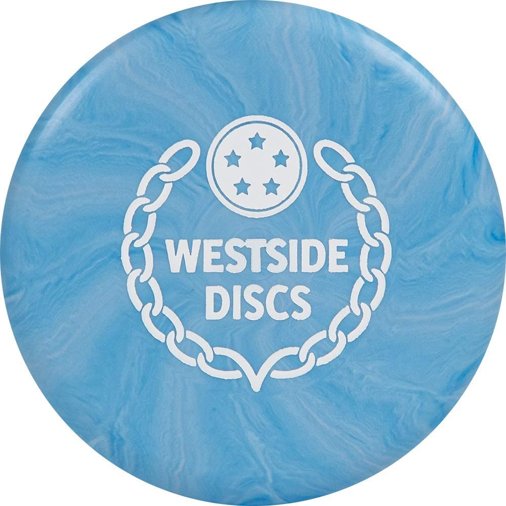 Westside Discs Origio Burst 3-Disc Golf Starter Set - Ideal All-In-One Disc Golf Set for Men - 1X Fairway Driver, 1X Midrange & 1X Putter Discs - Mini Marker Included - Colors Will Vary