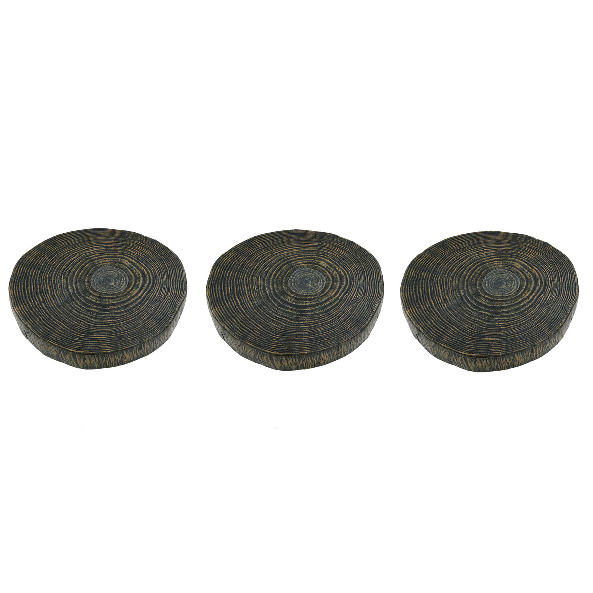 Stone Composite Stepping Stones, 3-Pack
