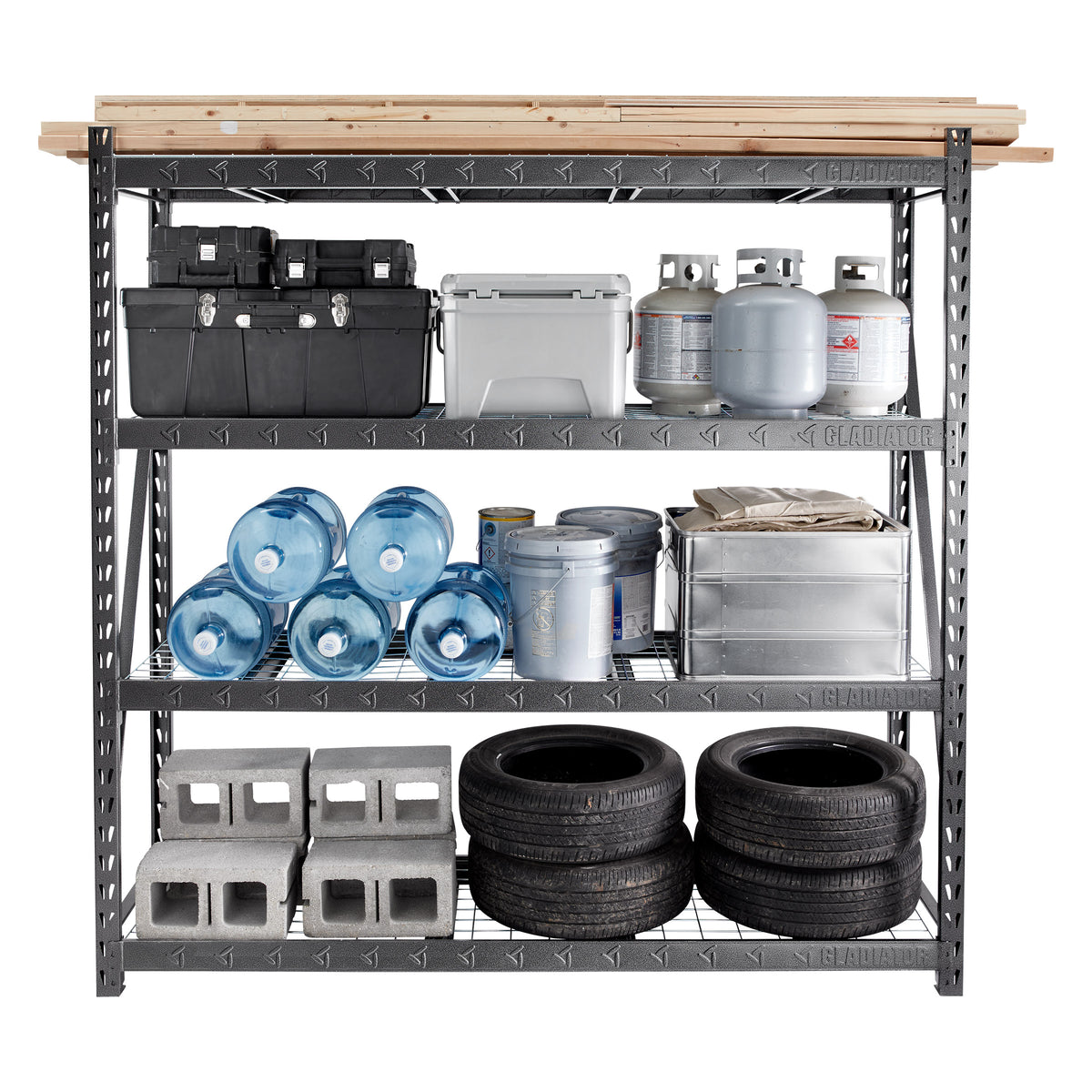 Gladiator Heavy Duty Mega Rack, 90" X 24" X 90"