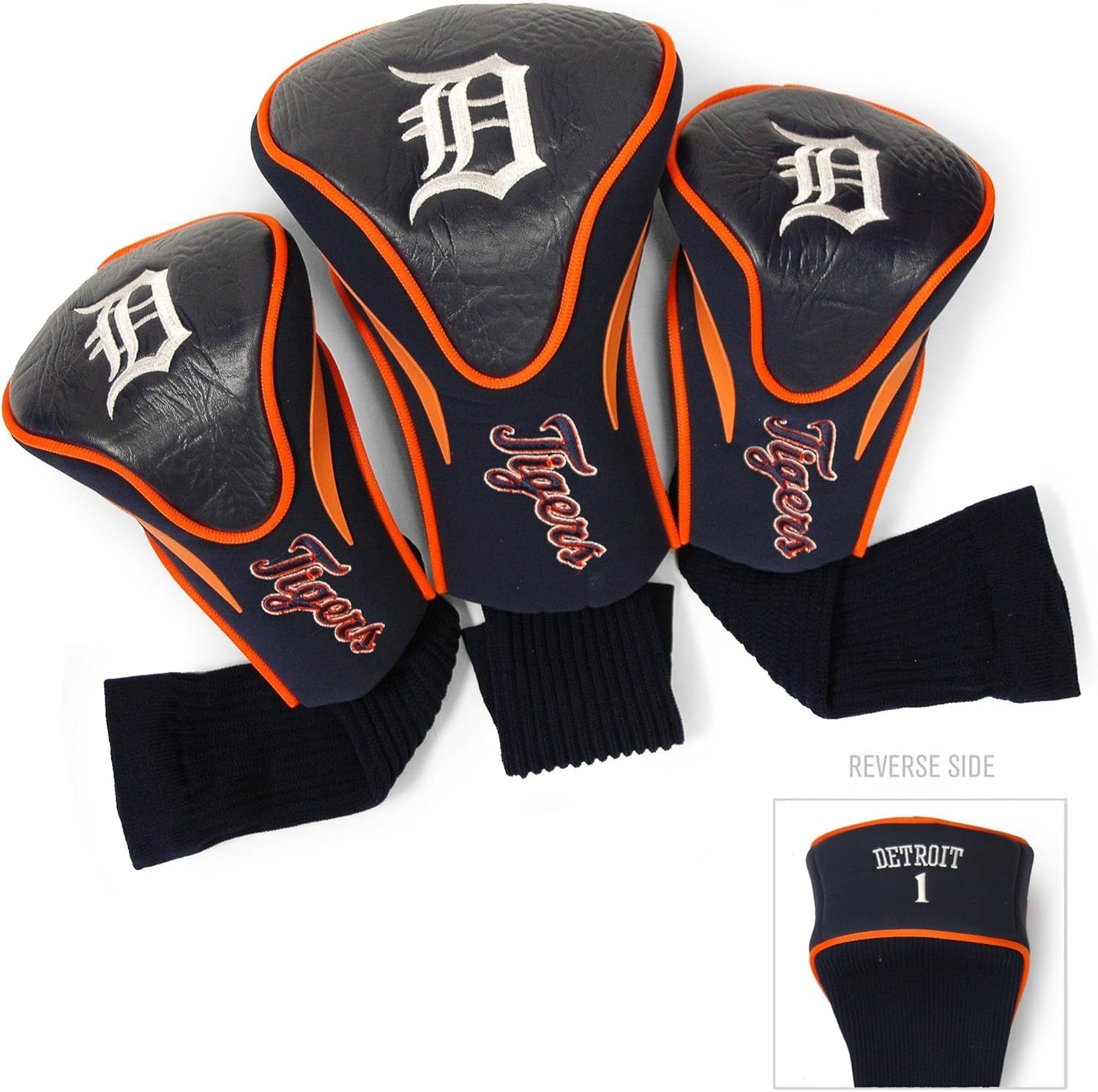 Team Golf MLB Adult-Unisex 3 Pack Contour Head Covers