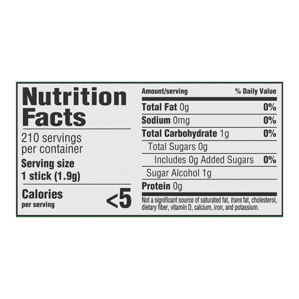 Trident Sugar Free Gum, Spearmint, 14-Count, 15-Pack