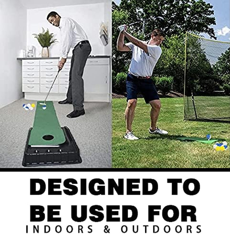 CHAMPKEY Limited Flight Practice Golf Balls | True Hitting Feeling and Side Spin Golf Training Balls