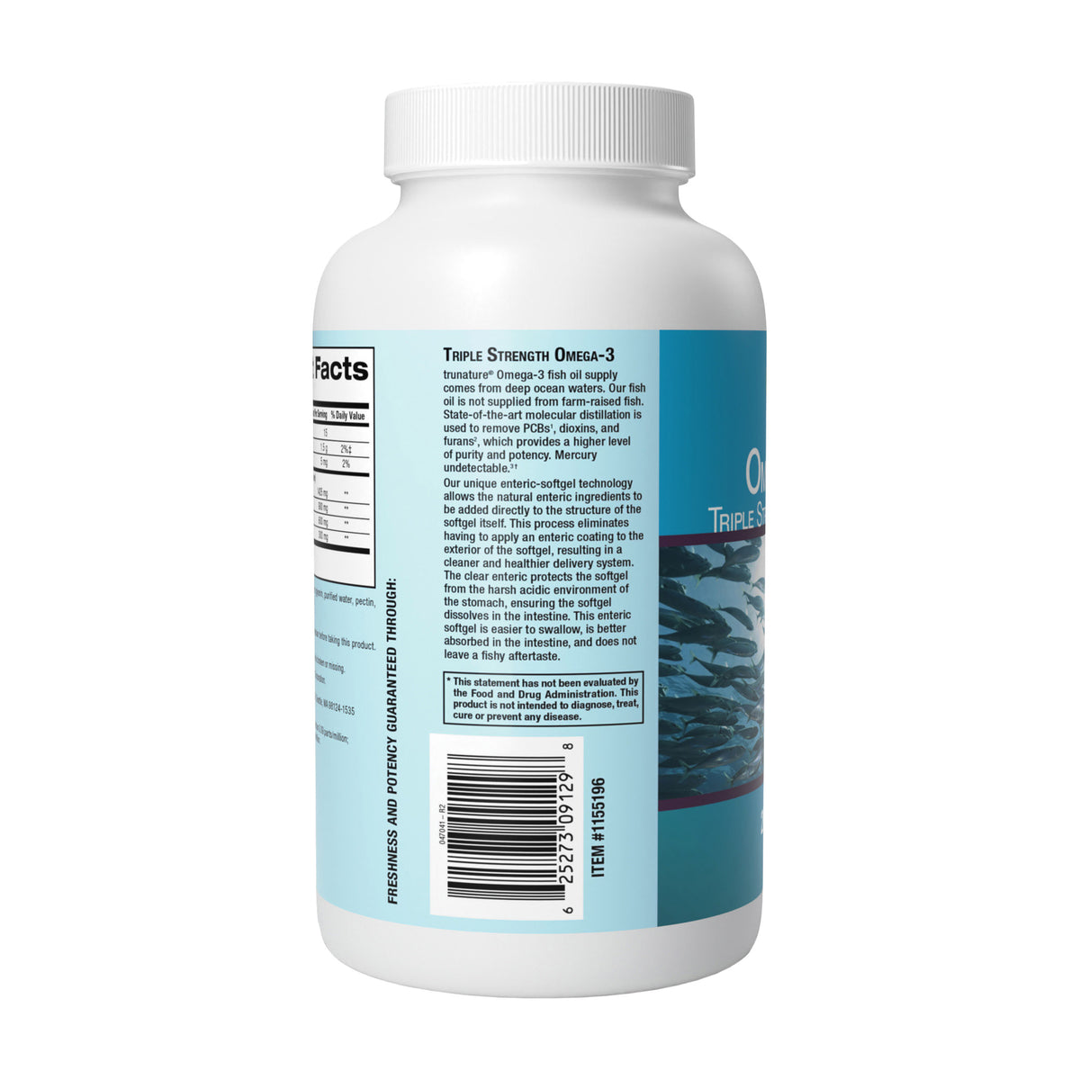Trunature Triple Strength Omega-3 900 Mg, 200 Softgels
