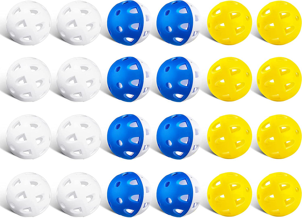 CHAMPKEY Limited Flight Practice Golf Balls | True Hitting Feeling and Side Spin Golf Training Balls
