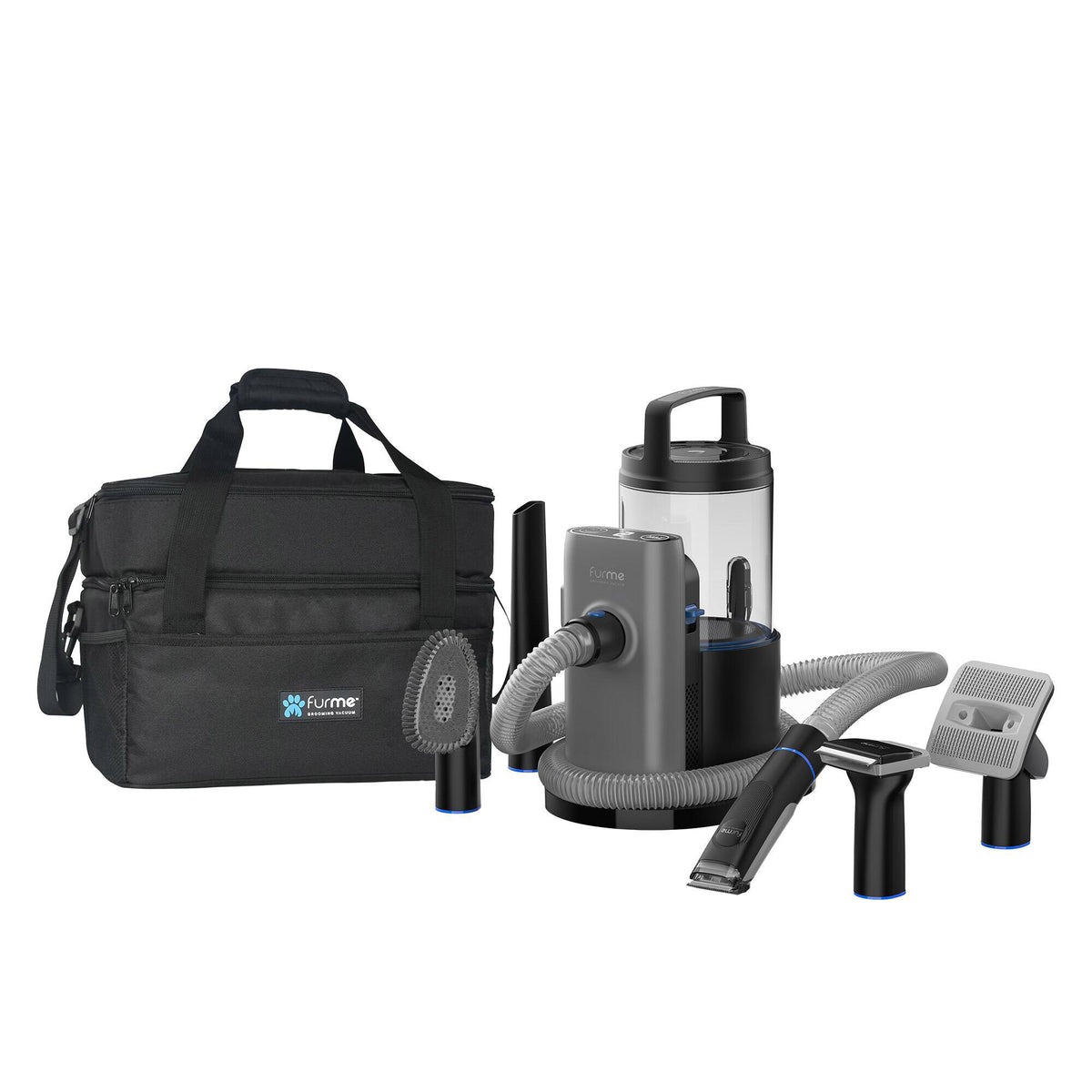 Furme Professional plus Pet Grooming Vacuum Kit with Carrying Case