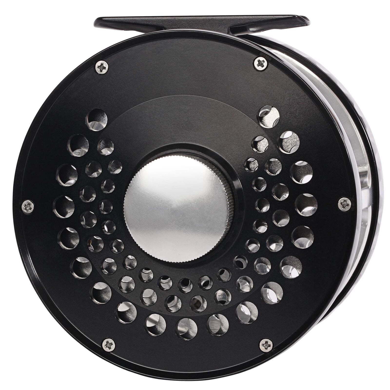 Classic Fly Fishing Reel 5/7WT CNC Machined Aluminum Large Arbor Disc Drag Sy...