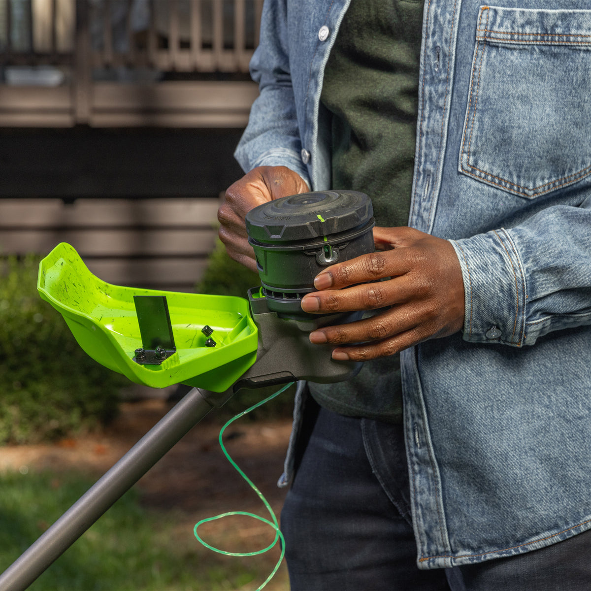 Greenworks 80V Gen 3 17" Brushless String Trimmer W/ 2.0Ah Battery & Charger