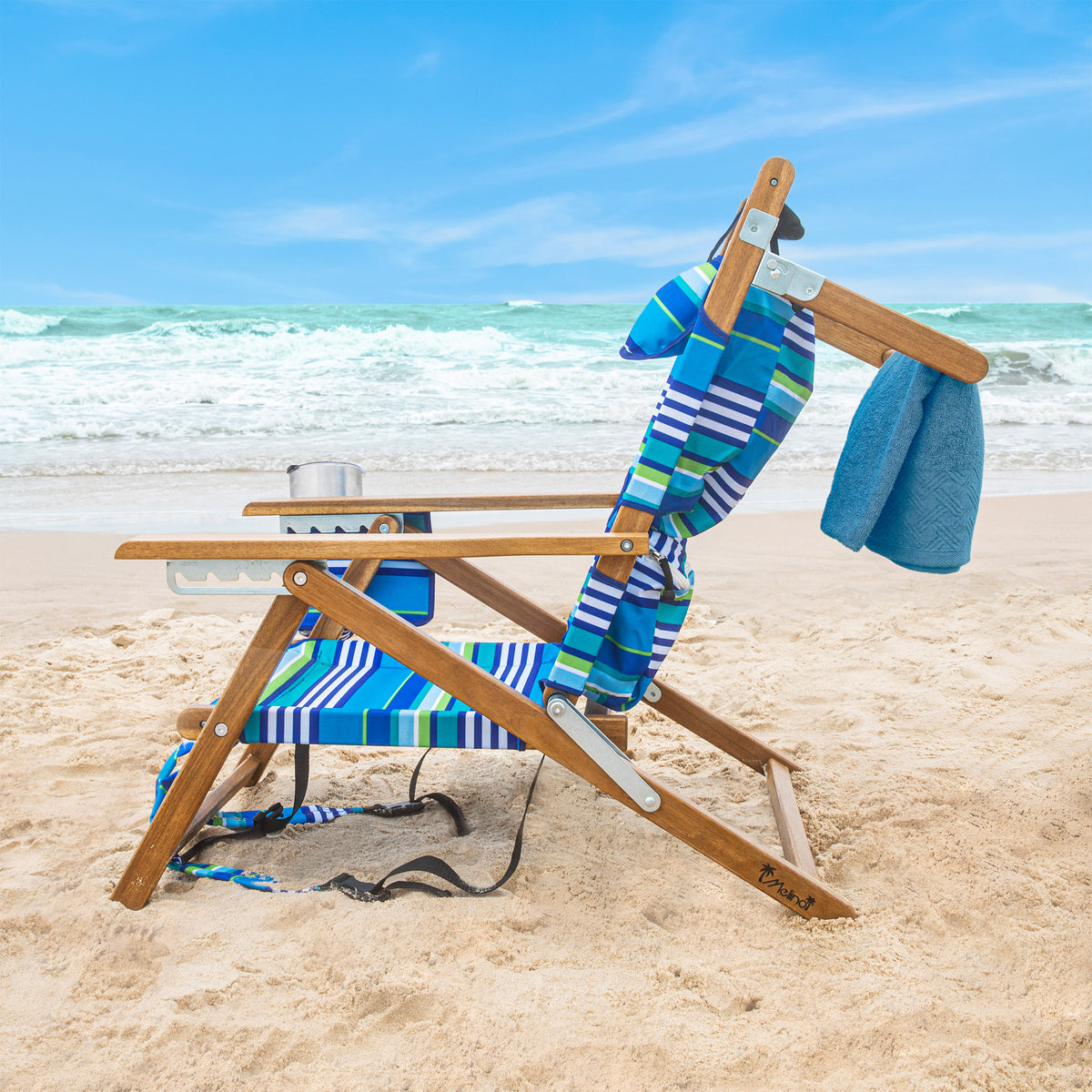 Melino Wood Beach Chair