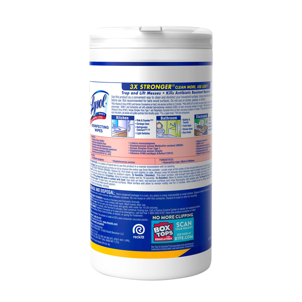 Lysol Disinfecting Wipes, Variety Pack, 95-Count, 4-Pack