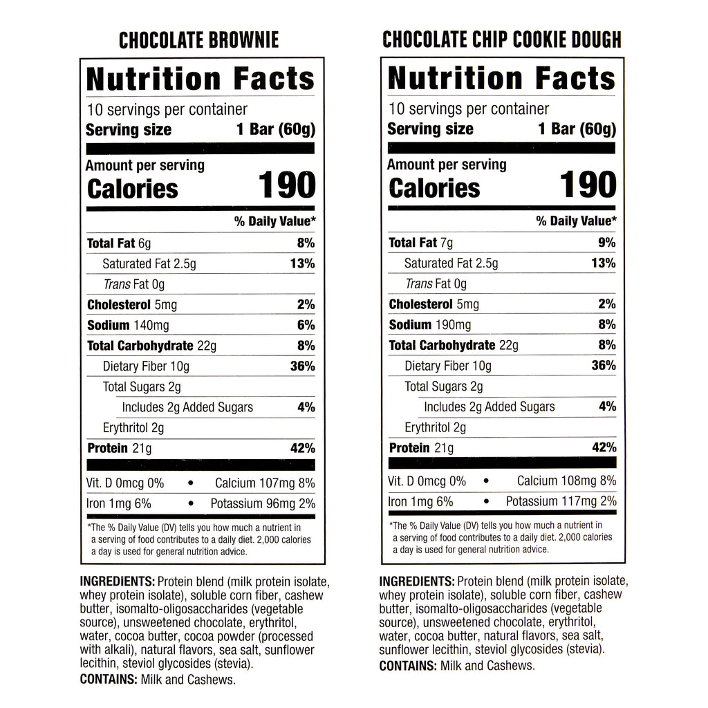 Kirkland Signature Protein Bar, Variety Pack, 2.12 Oz, 20-Count