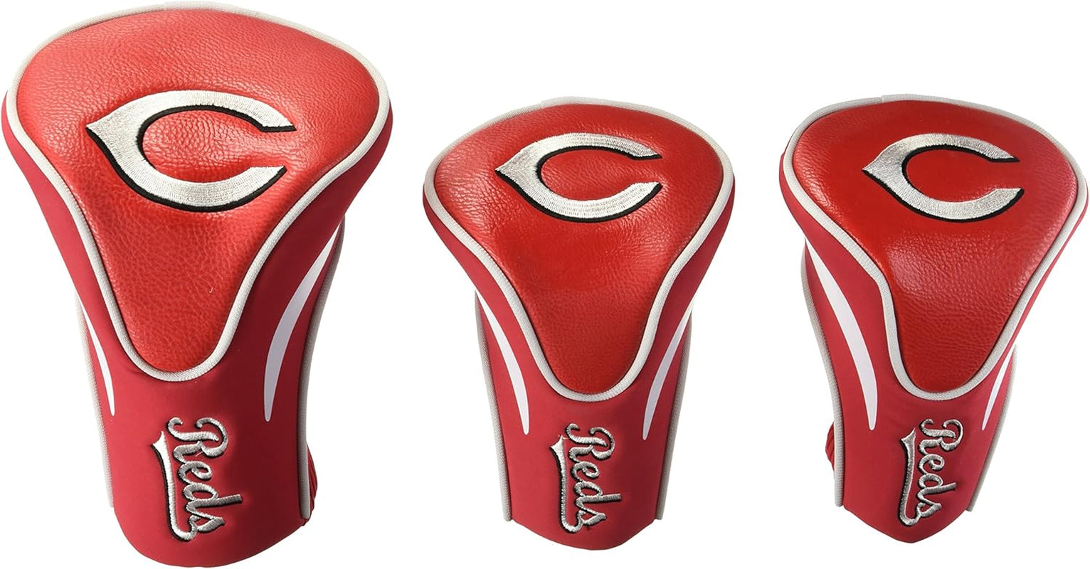 Team Golf MLB Adult-Unisex 3 Pack Contour Head Covers