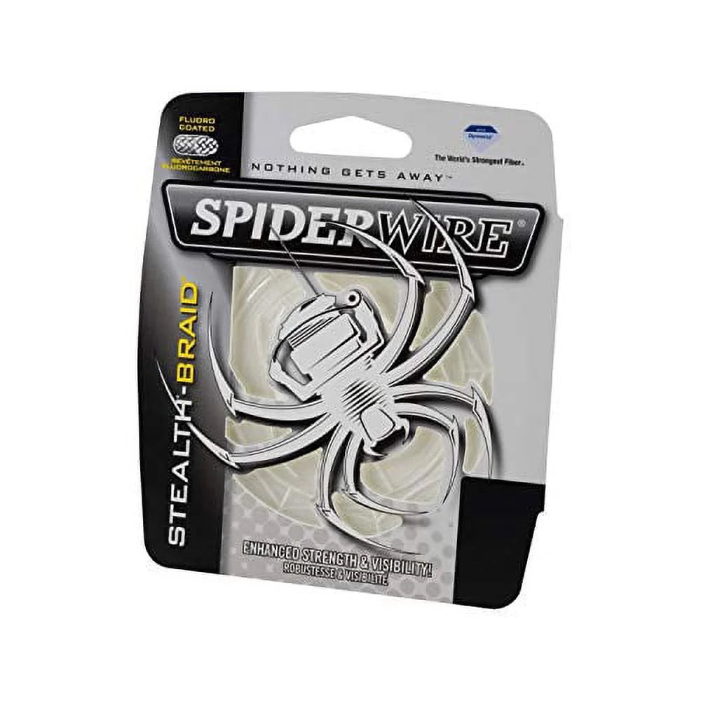 Stealth® Translucent Braid Fishing Line, Translucent, 65 Lb Test Strength, 125 Yd