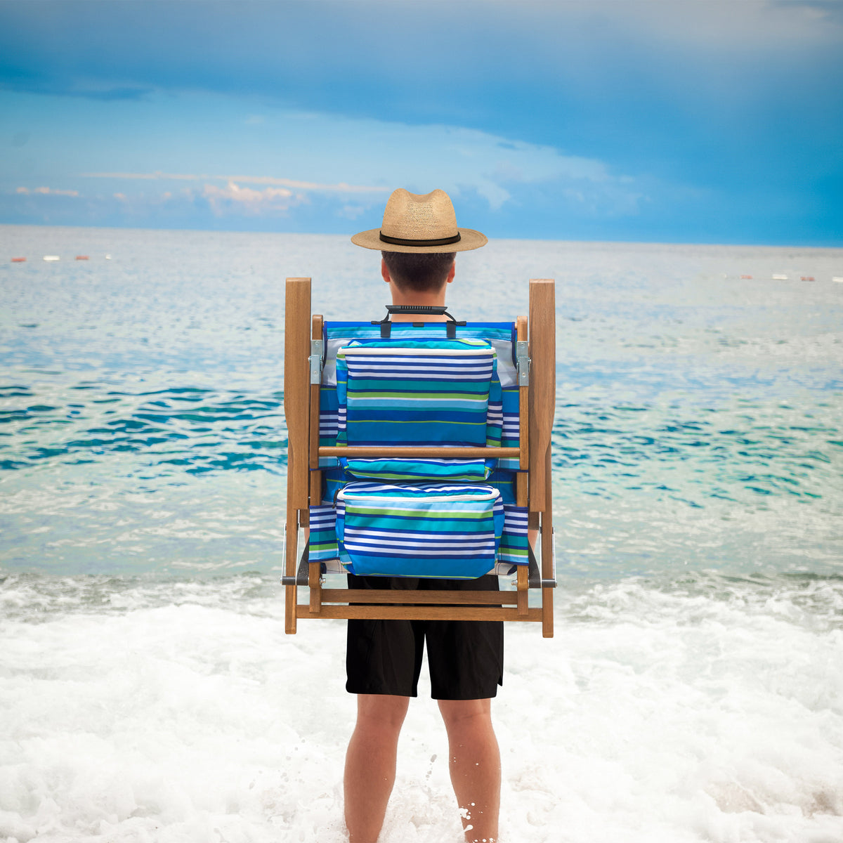 Melino Wood Beach Chair