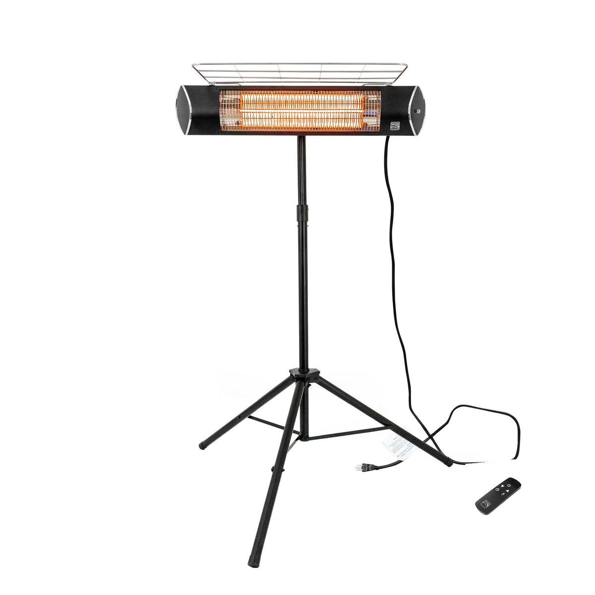 Kenmore Infrared Electric 1500W Carbon Portable Patio Heater with Tripod and Remote