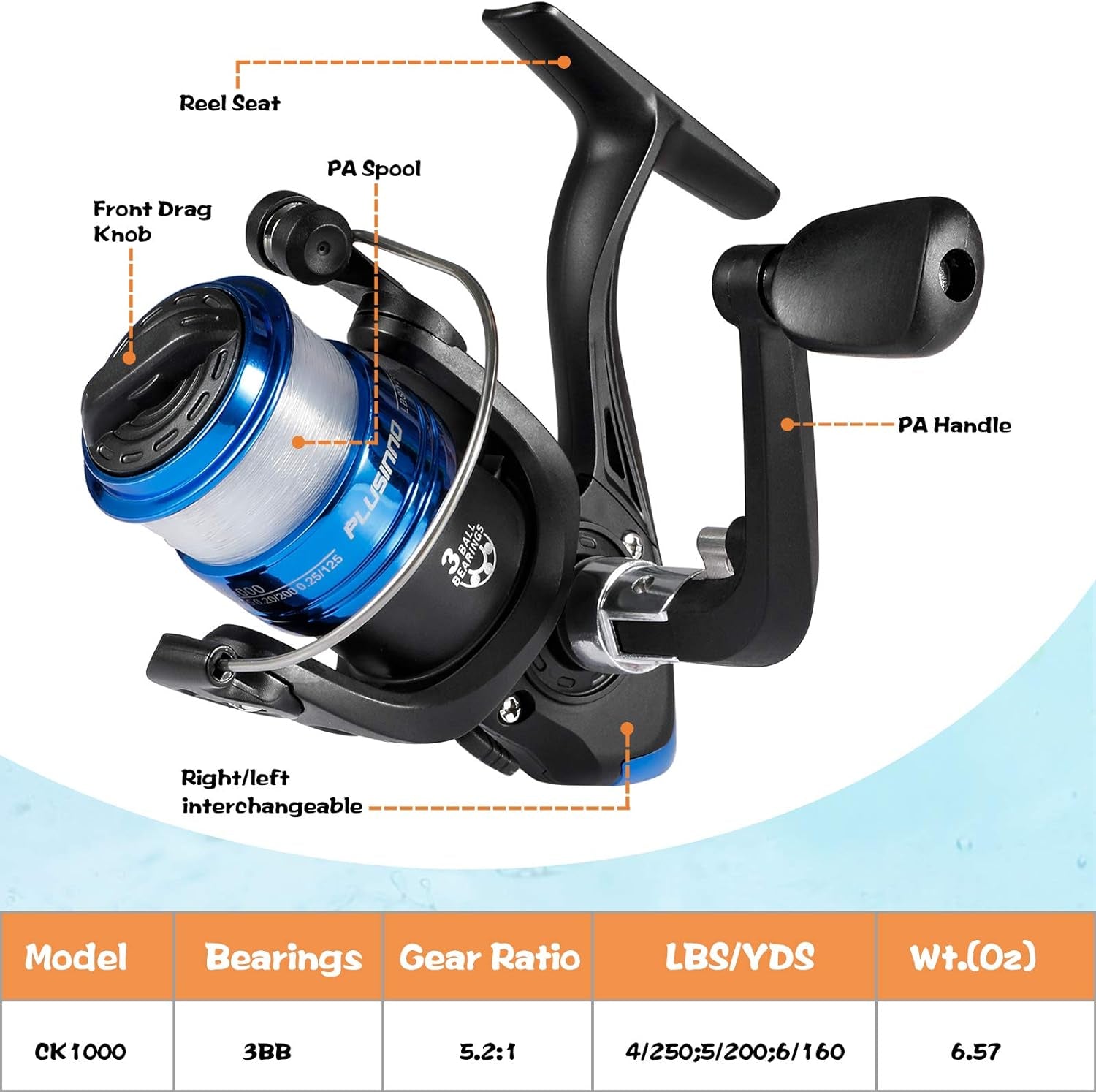 PLUSINNO Kids Fishing Pole, Portable Telescopic Fishing Rod and Reel Combo Kit - with Spinning Fishing Reel Tackle Box for Boys, Girls, Youth