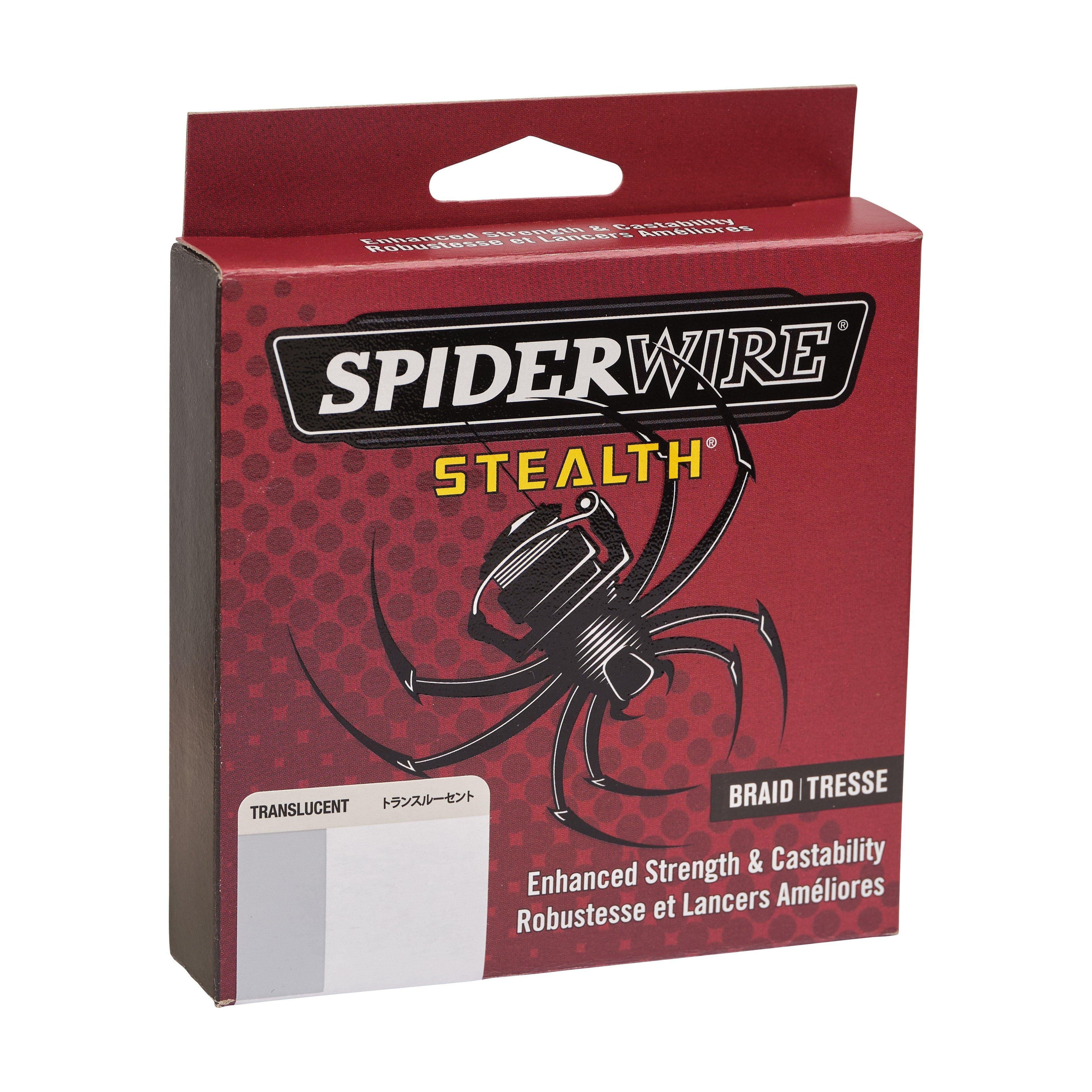Stealth® Translucent Braid Fishing Line, Translucent, 8 Lb Test Strength, 125 Yd