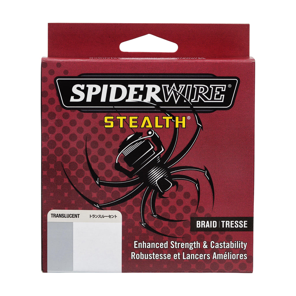 Stealth® Translucent Braid Fishing Line, Translucent, 8 Lb Test Strength, 125 Yd