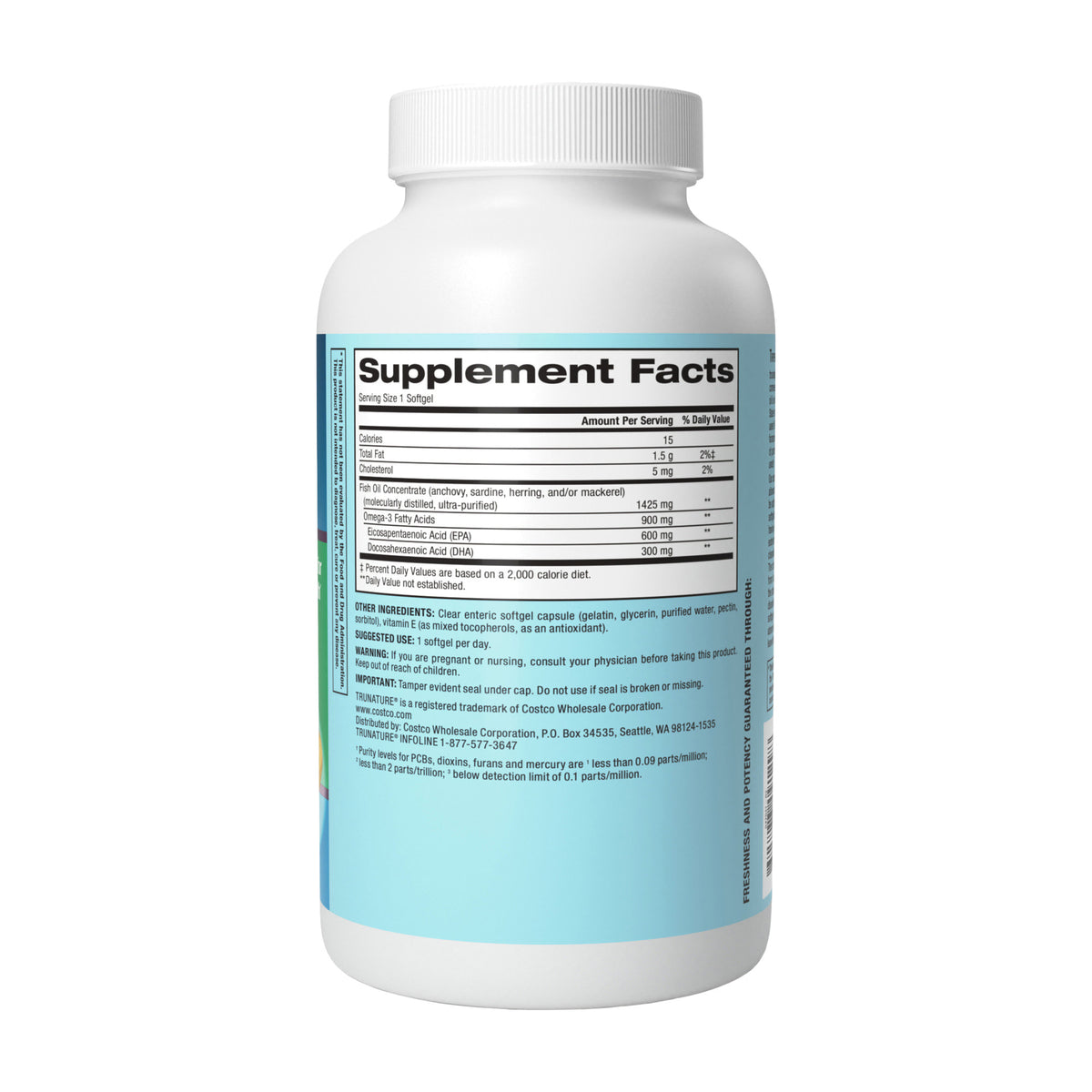 Trunature Triple Strength Omega-3 900 Mg, 200 Softgels