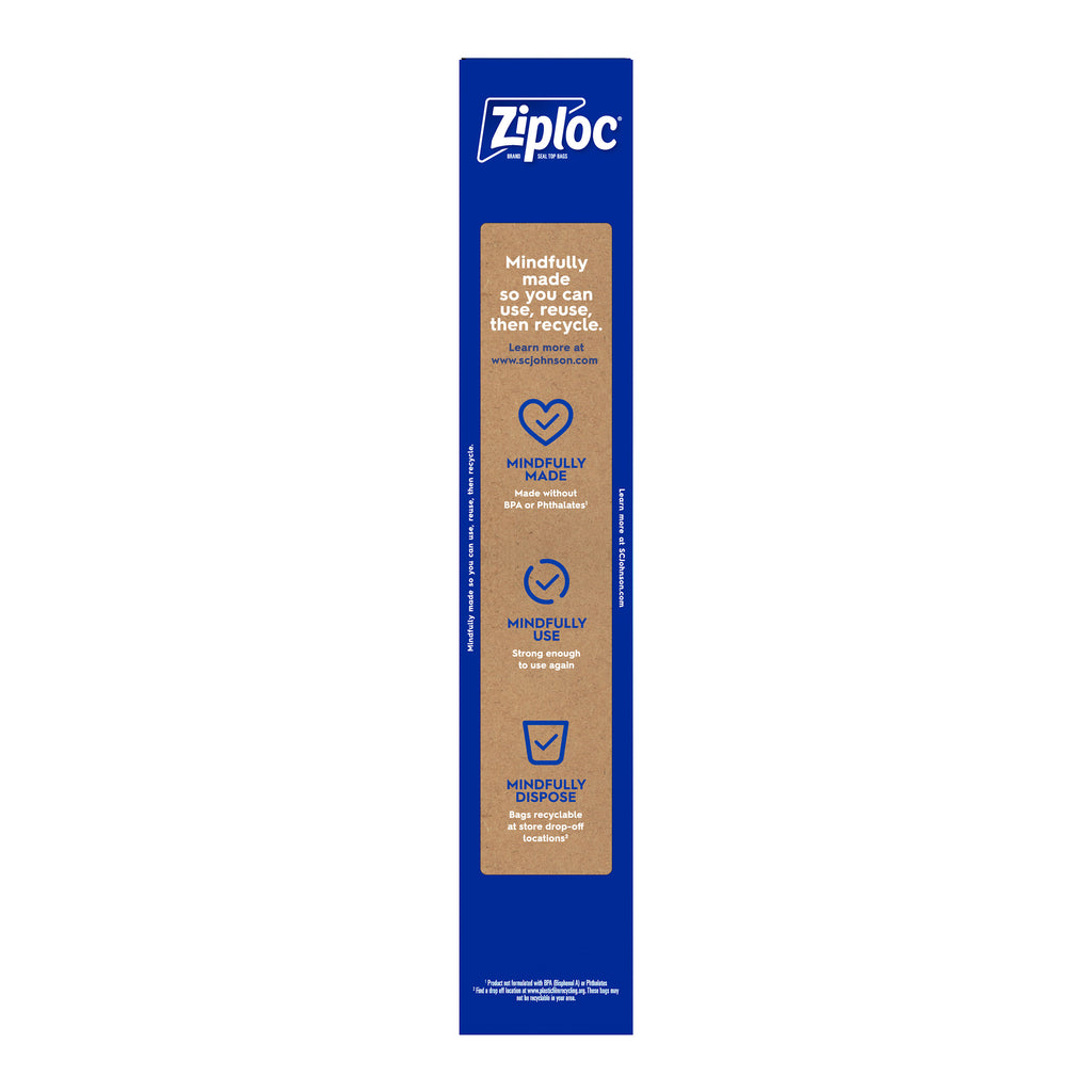 Ziploc Seal Top Freezer Bag, 2-Gallon, 10-Count, 3-Pack