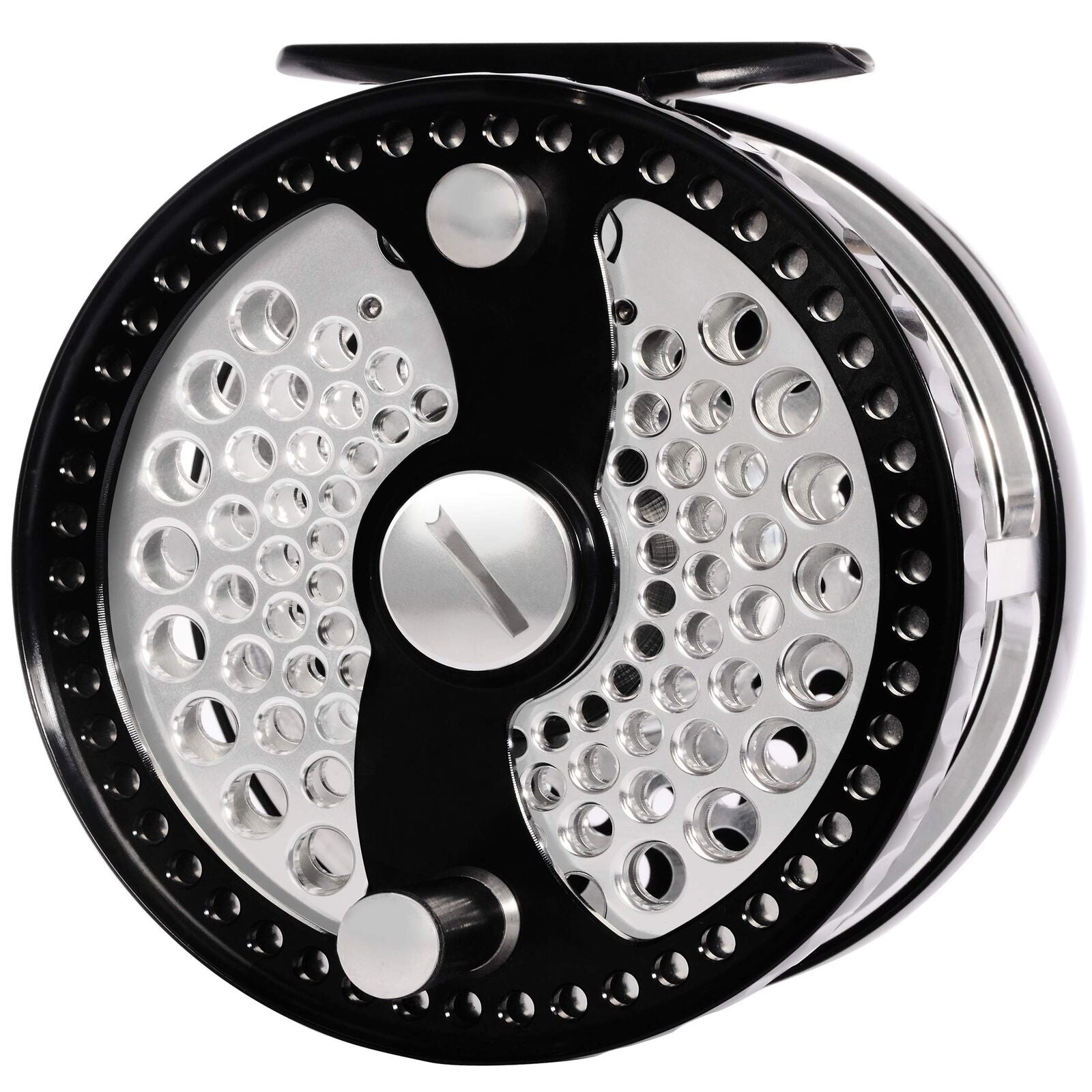 Classic Fly Fishing Reel 5/7WT CNC Machined Aluminum Large Arbor Disc Drag Sy...