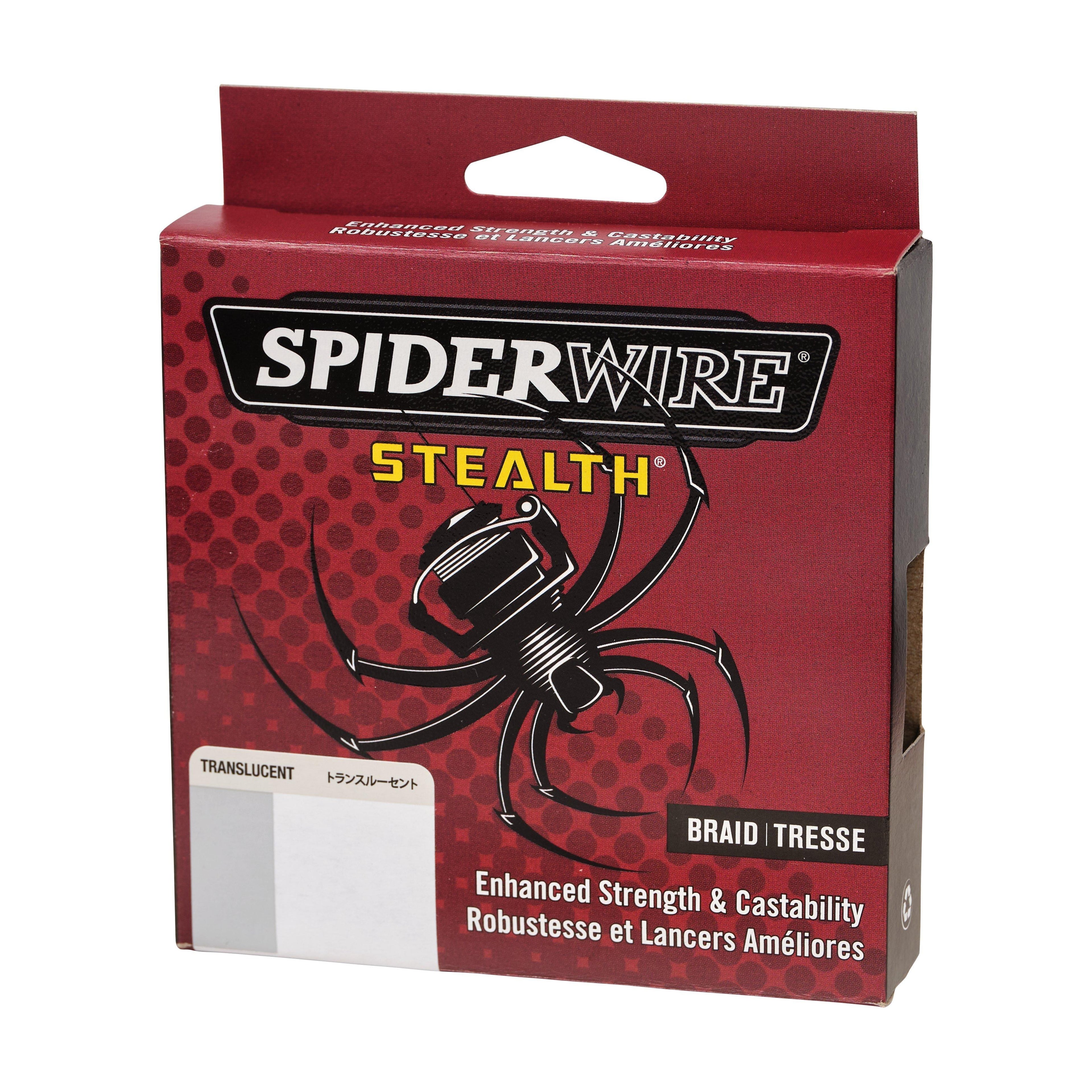 Stealth® Translucent Braid Fishing Line, Translucent, 8 Lb Test Strength, 125 Yd
