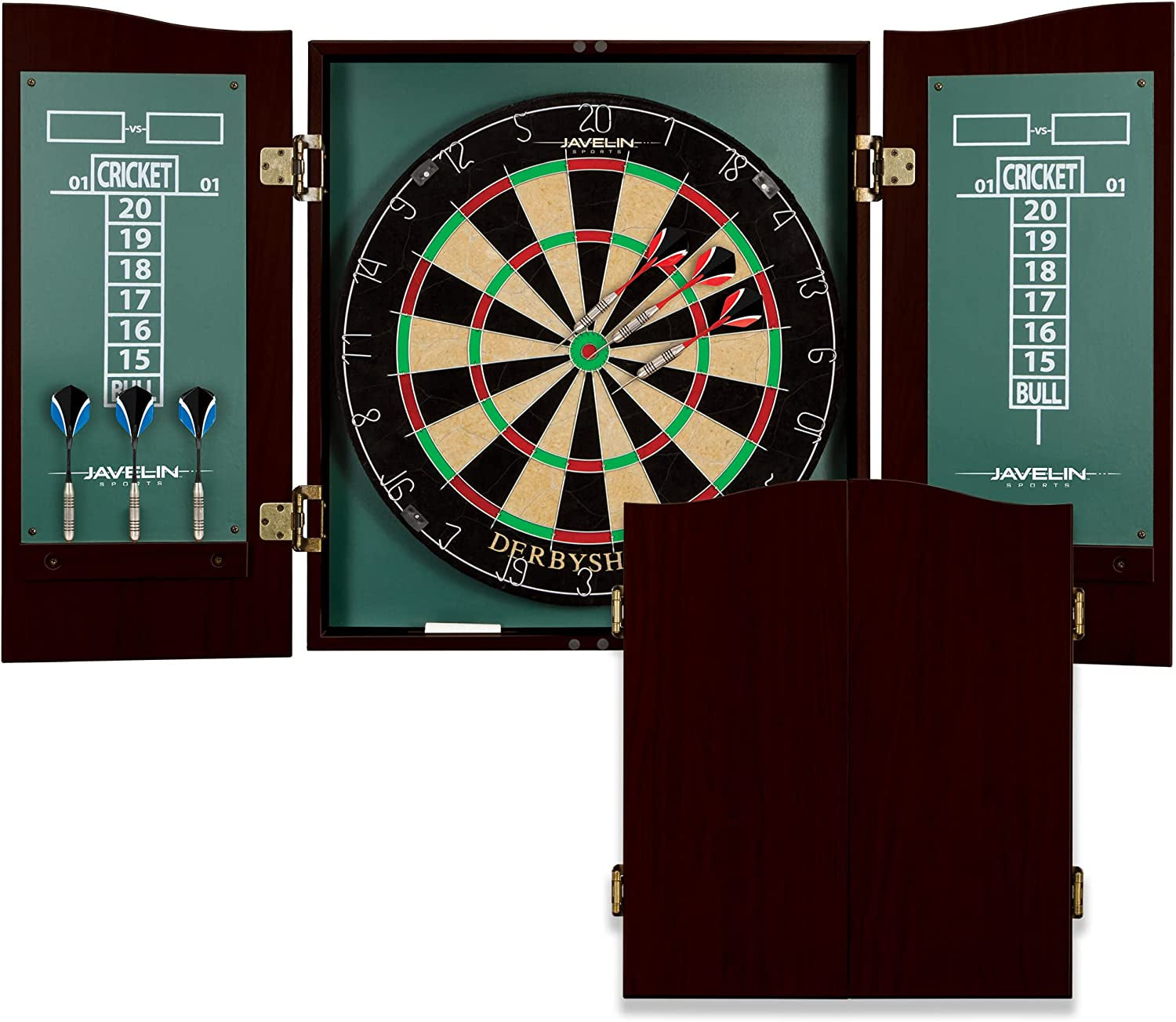 Eastpoint Sports Bristle Dartboard and Cabinet Sets- Features Easy Assembly - Complete with All Accessories