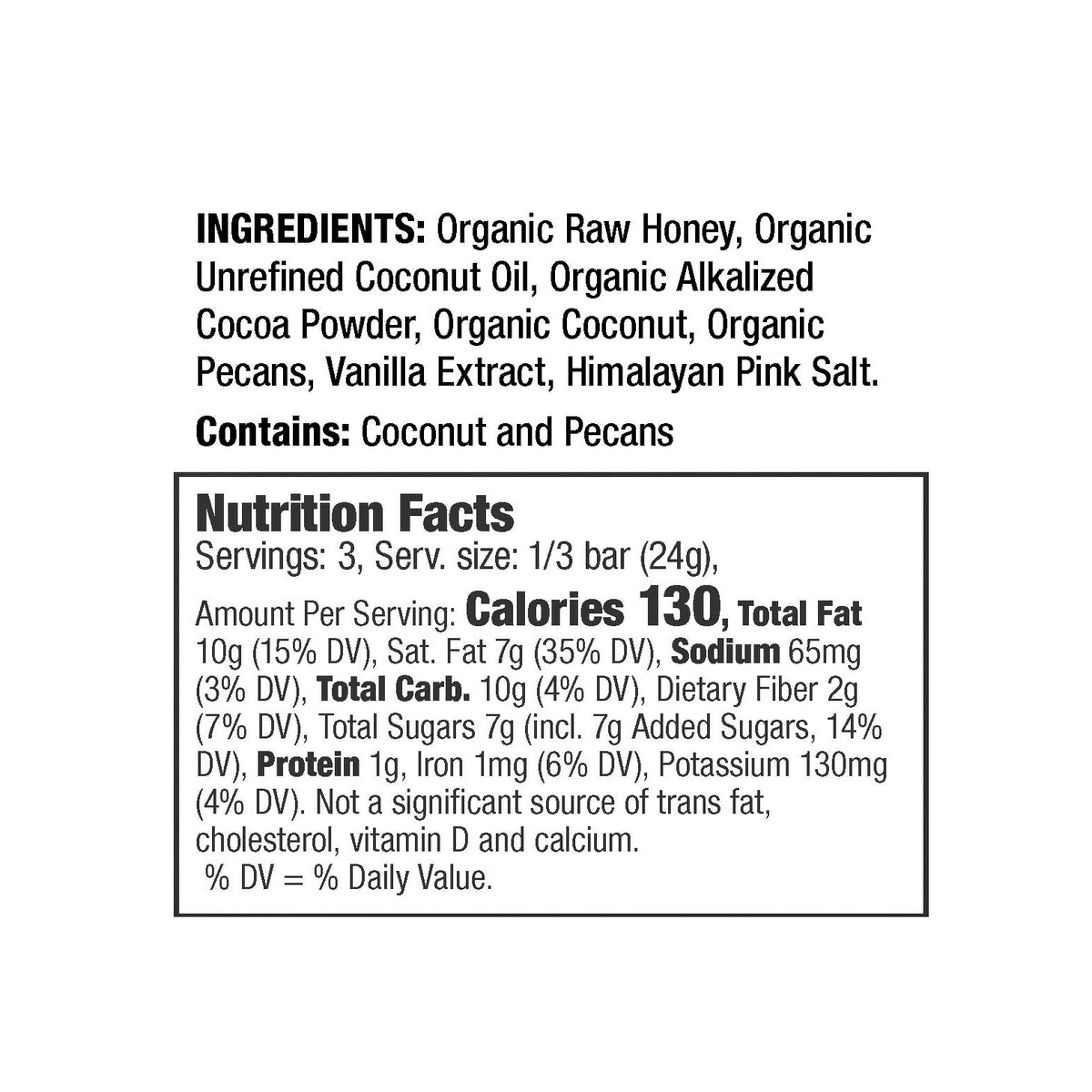 Honey Mama'S Cocoa Truffle Bars, 2.5 Oz, Chocolate Cake 12-Ct