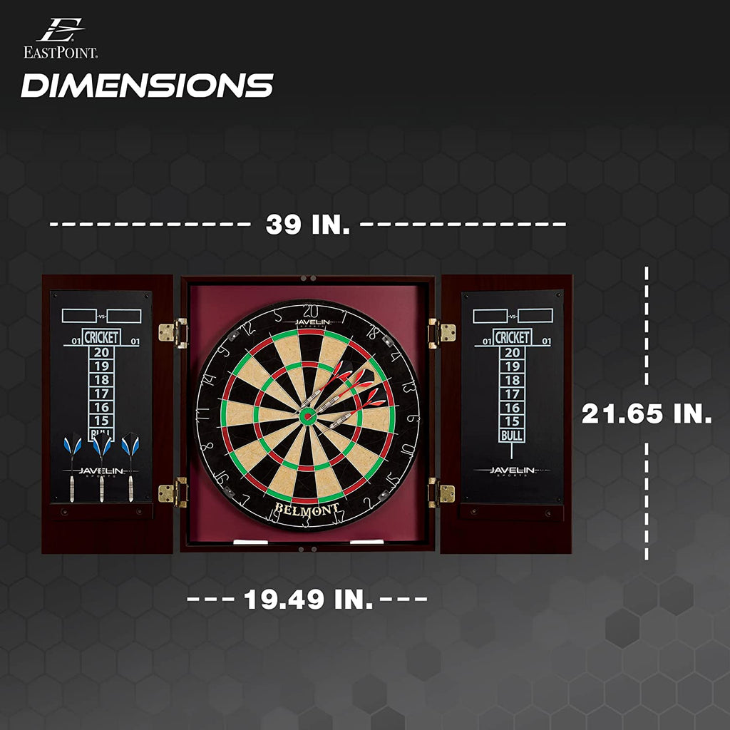 Eastpoint Sports Bristle Dartboard and Cabinet Sets- Features Easy Assembly - Complete with All Accessories