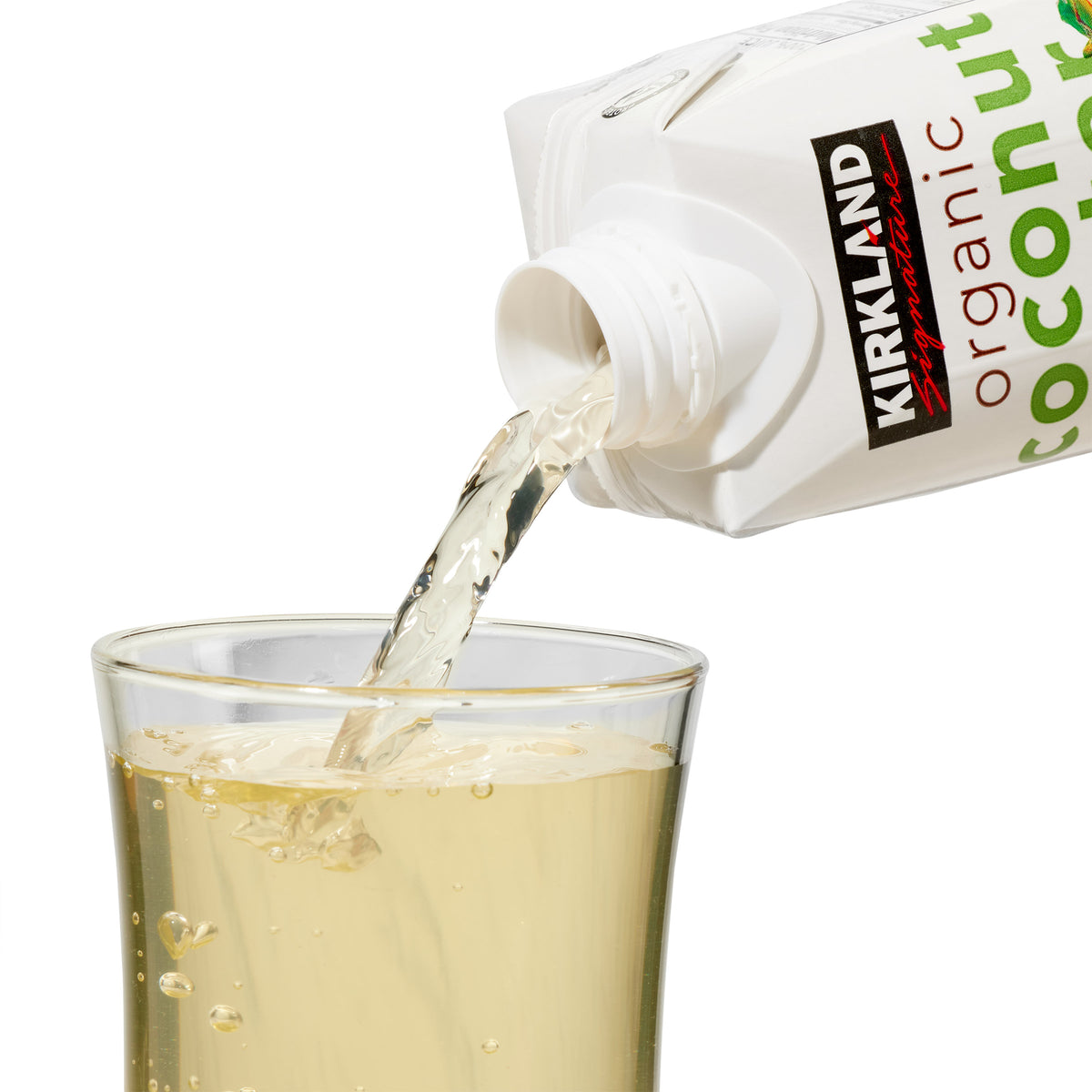 Kirkland Signature, Organic Coconut Water, 11.1 Fl Oz, 12-Count