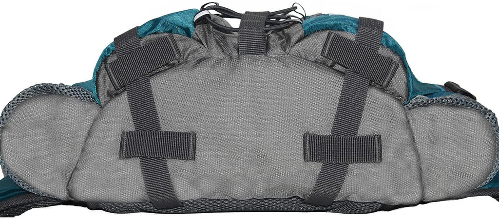VISCNE Outdoor Fanny Pack Hiking Fishing Waist Bag 2 Water Bottle Holder Lumbar Pack