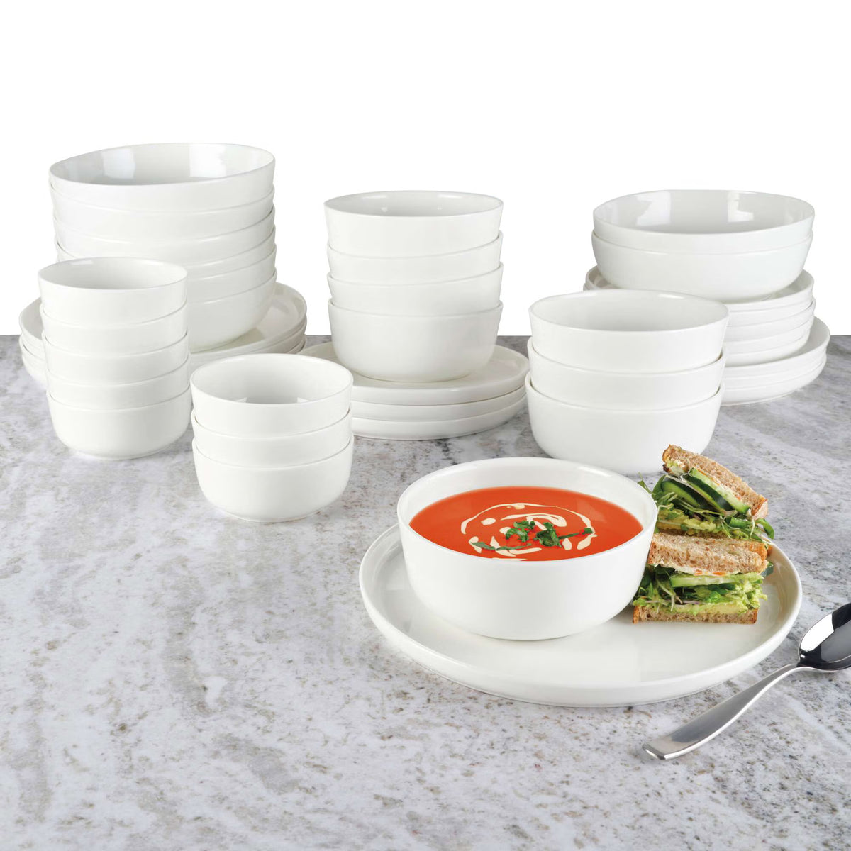 Mikasa Ciara 40-Piece Bone China Dinnerware Set