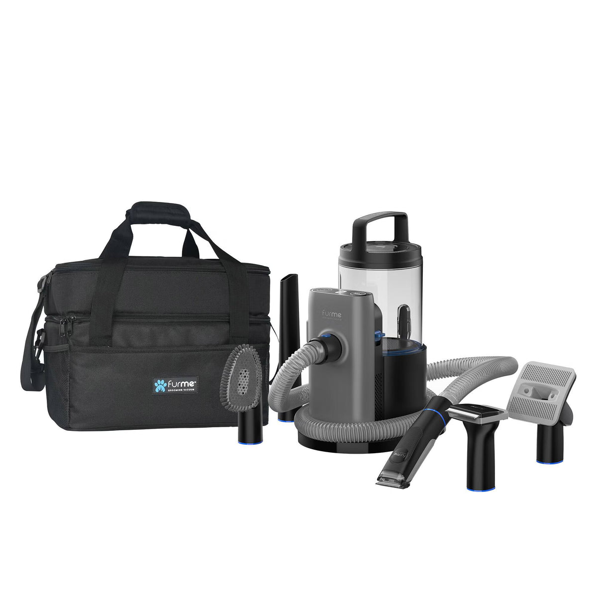 Furme Professional plus Pet Grooming Vacuum Kit with Carrying Case